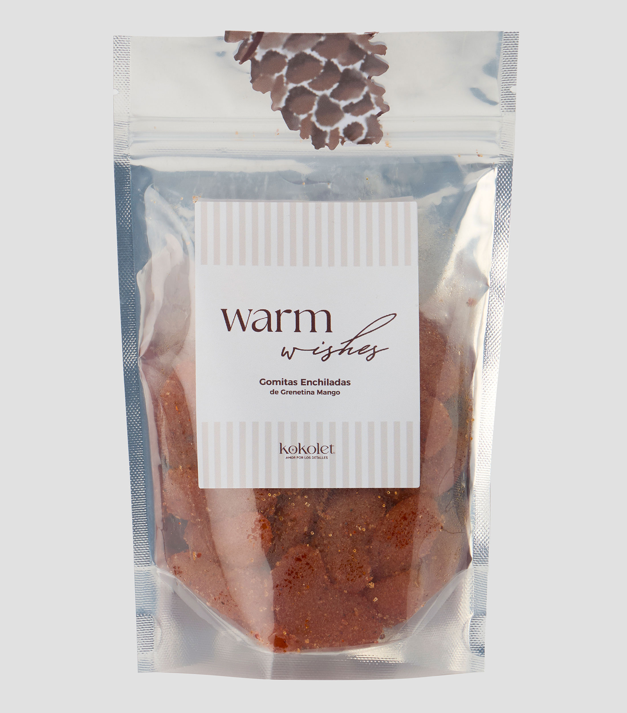 Gomitas enchiladas de grenetina sabor mango, 250 g