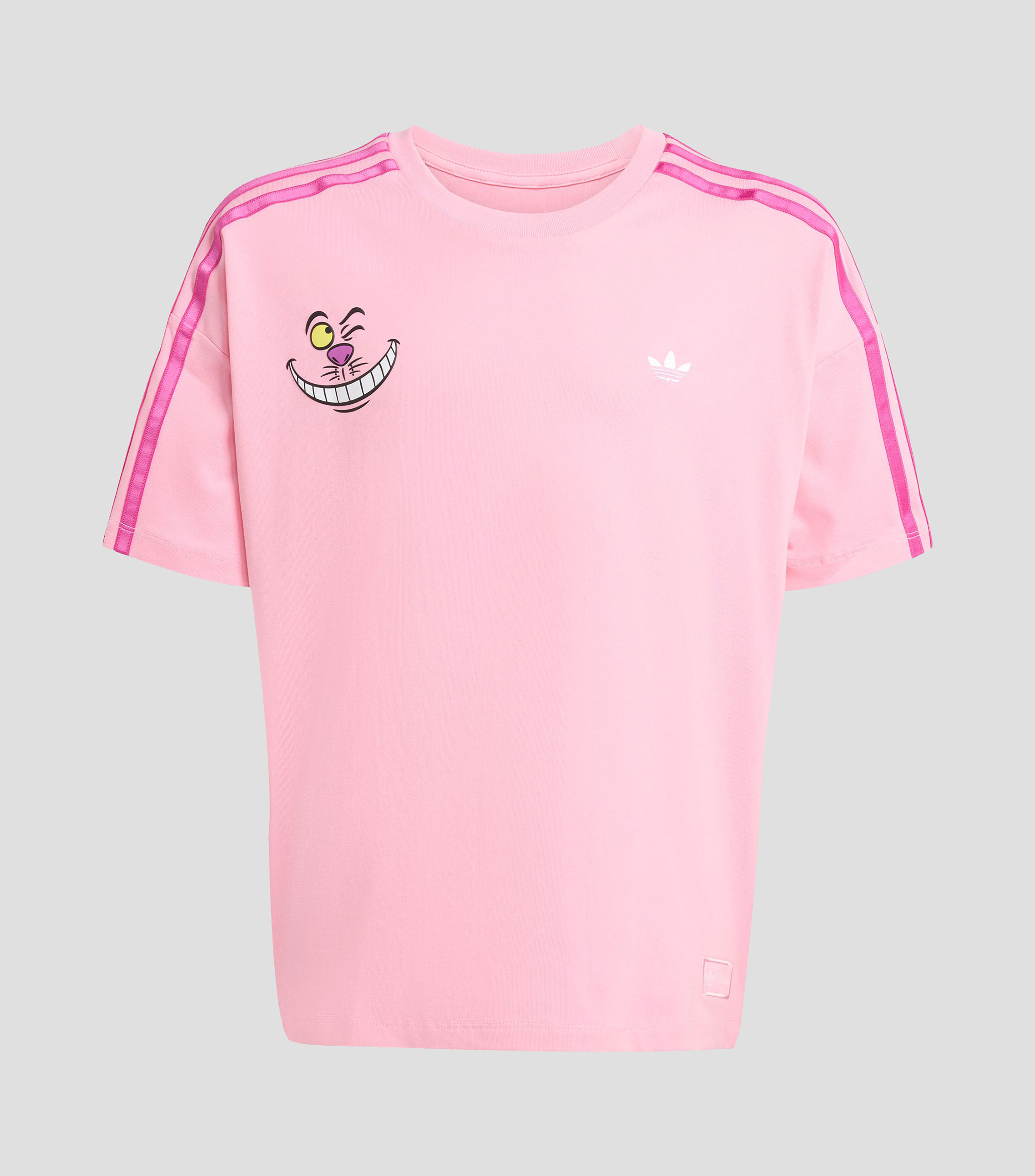 Playera casual Losse cuello redondo manga corta con estampado Niña