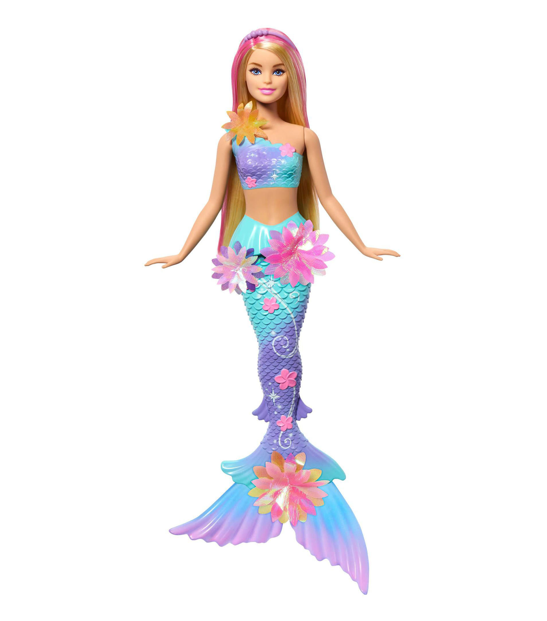 Barbie Sirena Transformacion de Flores