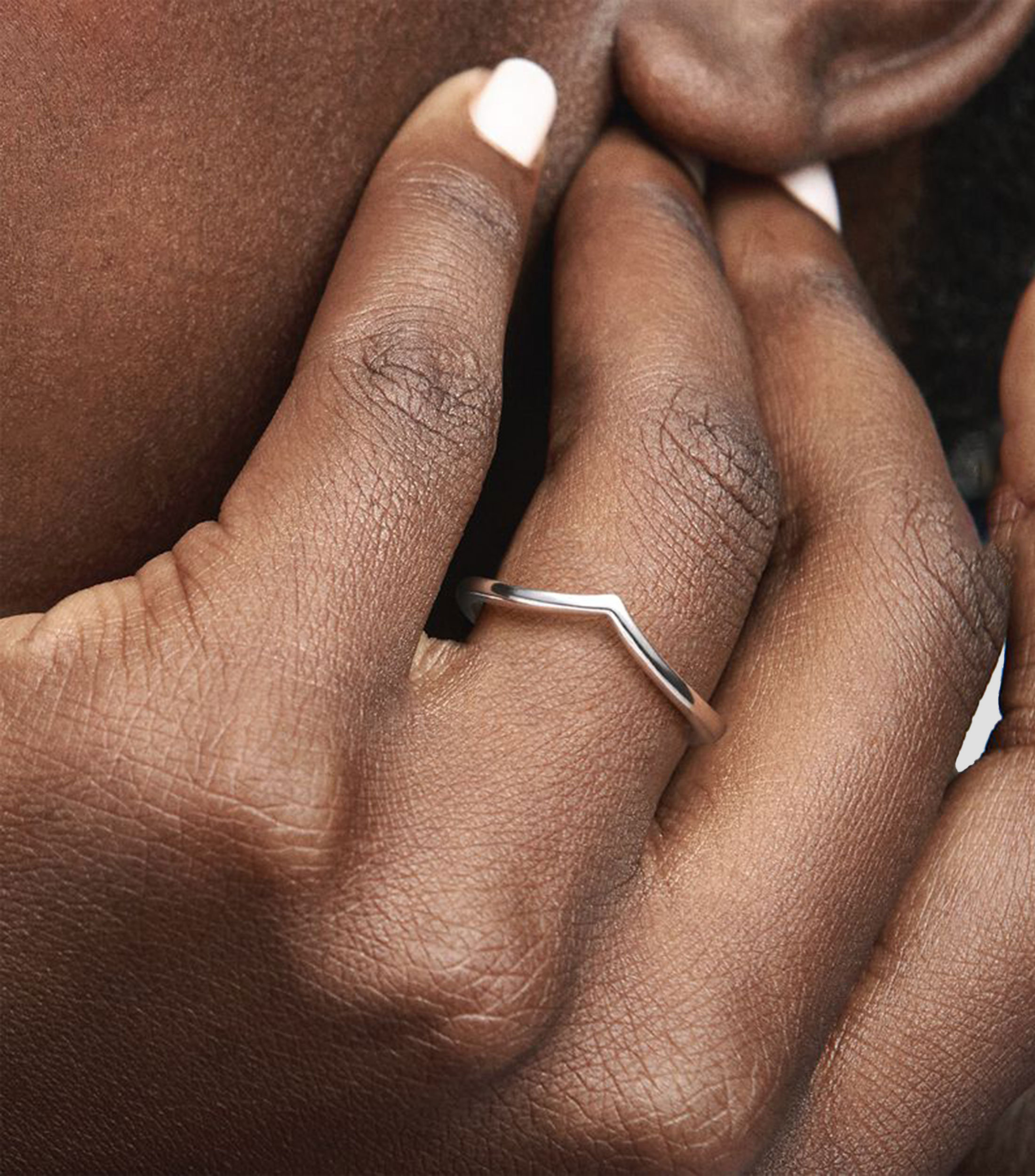 Anillo en plata de espoleta Mujer Talla: 54