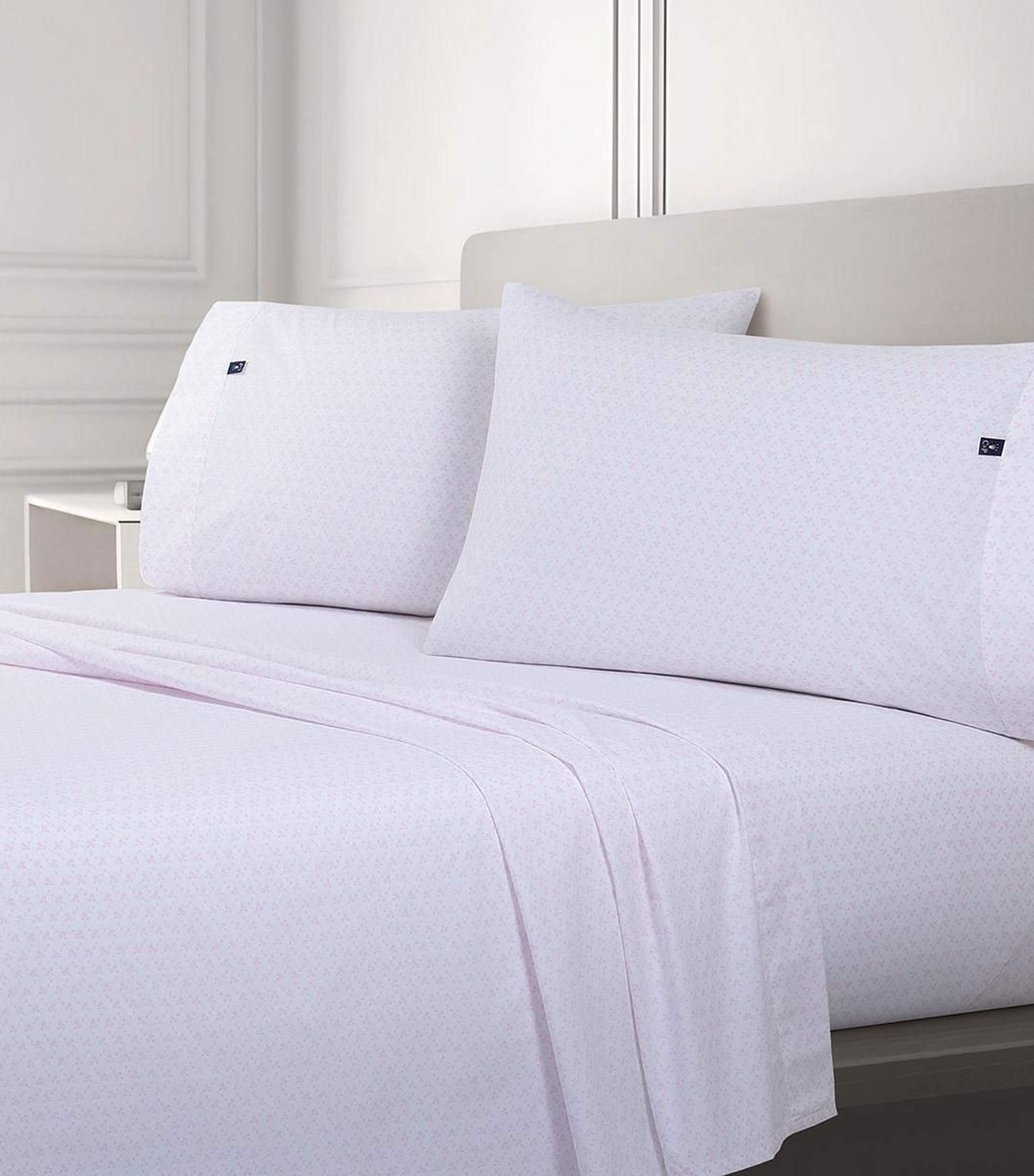 Juego de sábanas Queen Size en algodón Adree Rosas
