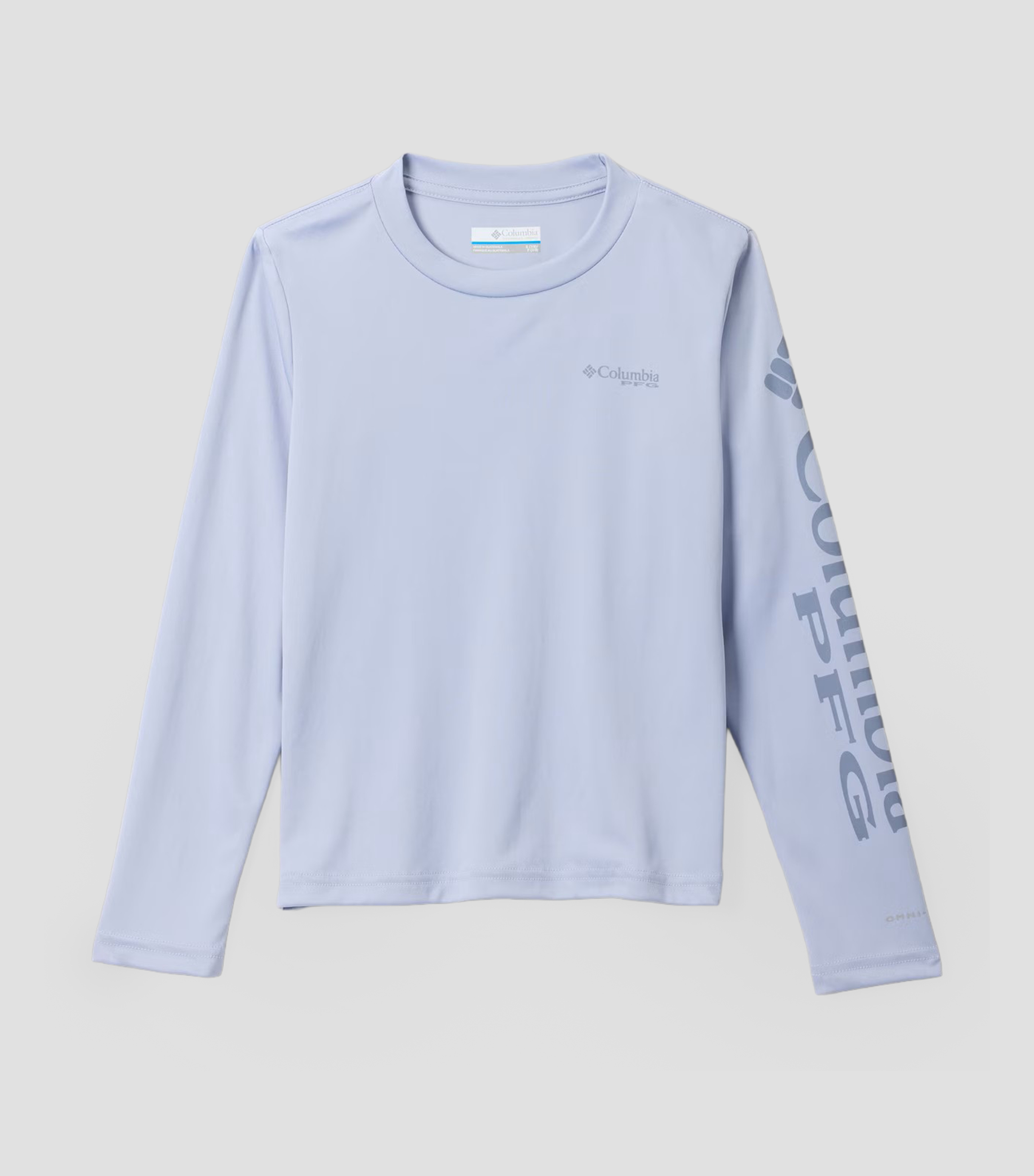 Playera cuello redondo manga larga estampada Niño