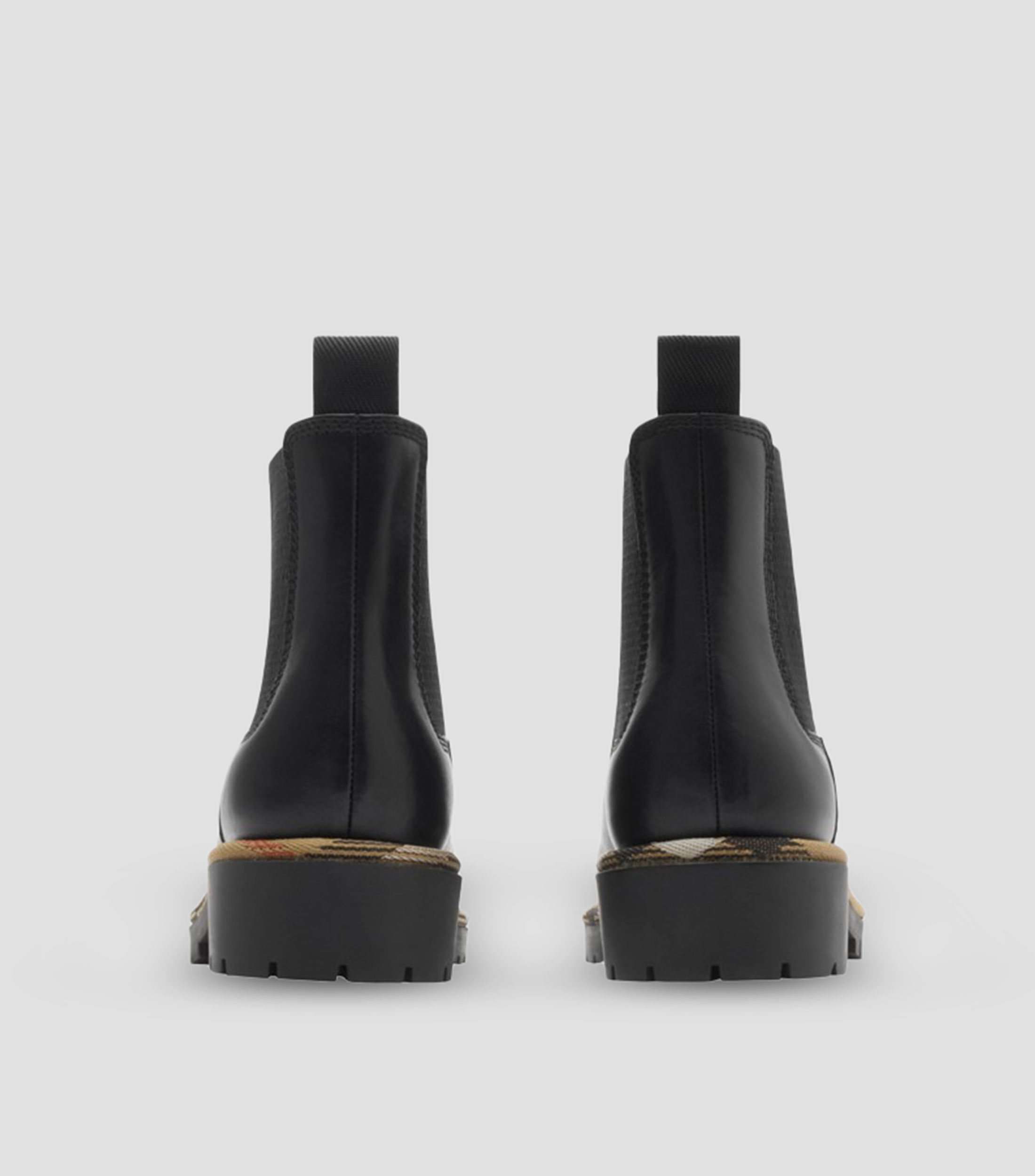 Botas Chelsea cortas Gravel con tacon bajo ancho Mujer