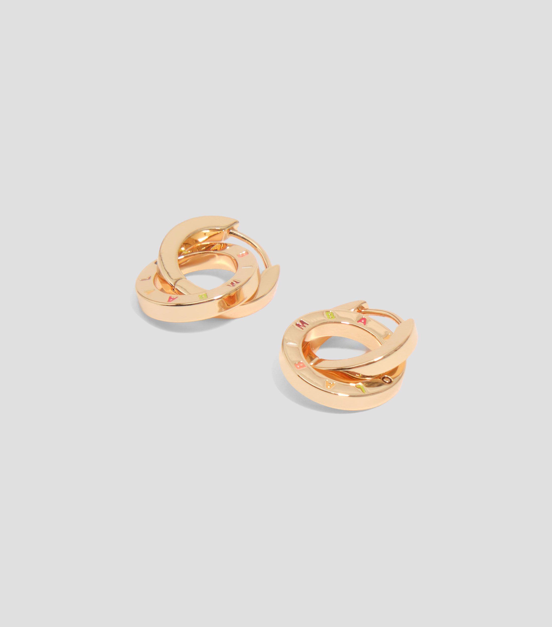 Aretes entrelazados Mujer