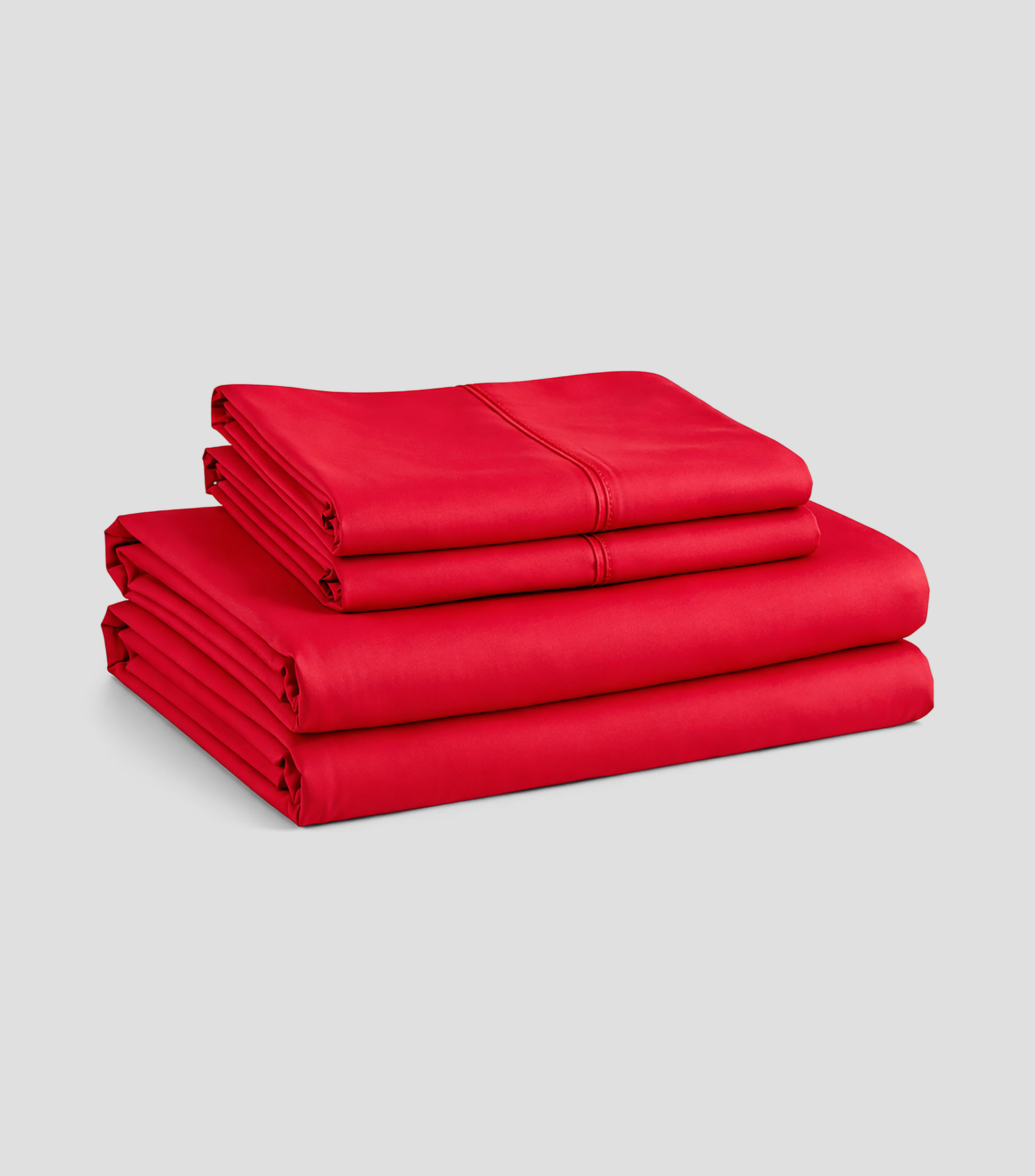 Juego de Sábanas Matrimonial Rojo