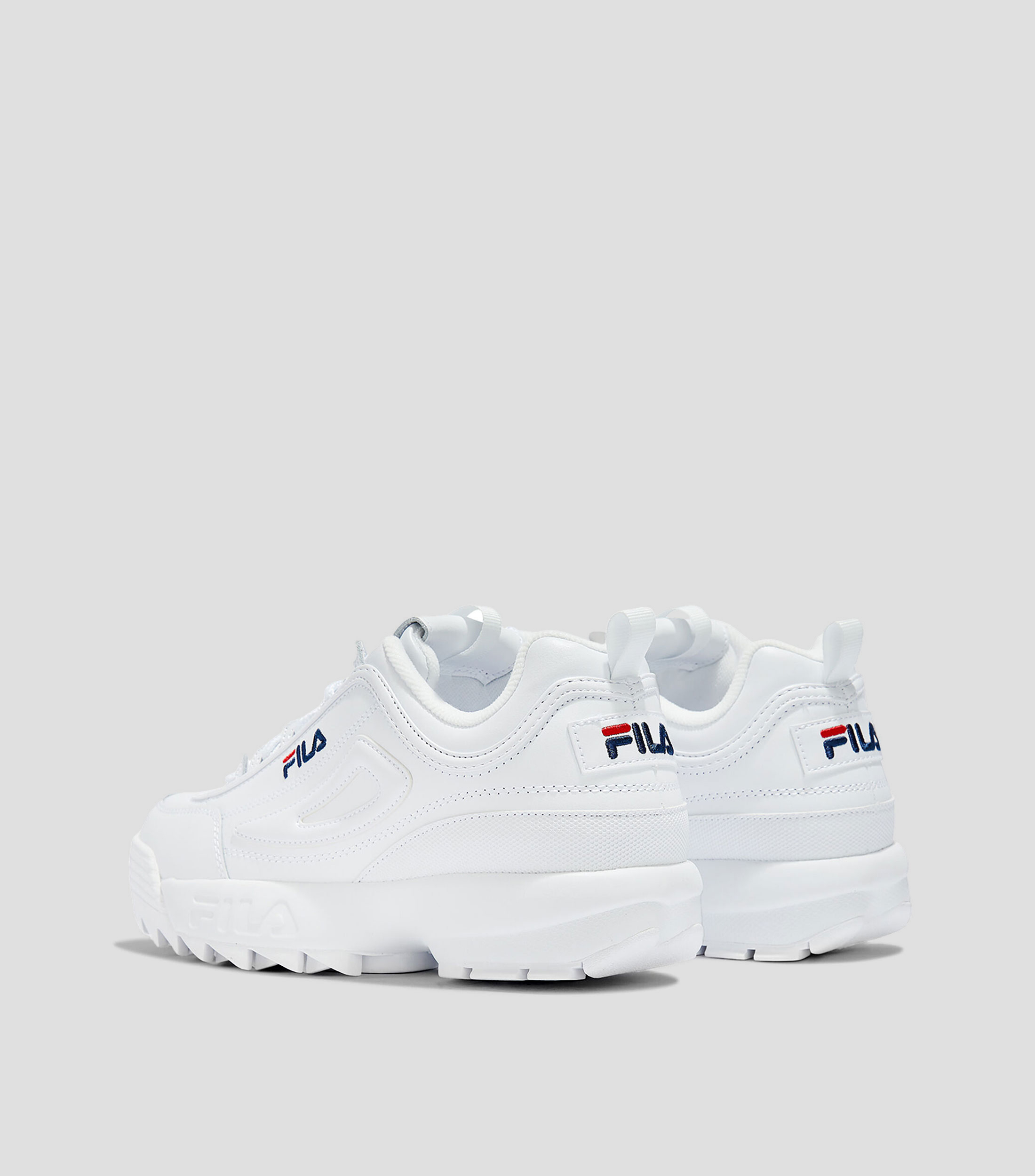 Tenis casuales Disruptor blanco Hombre