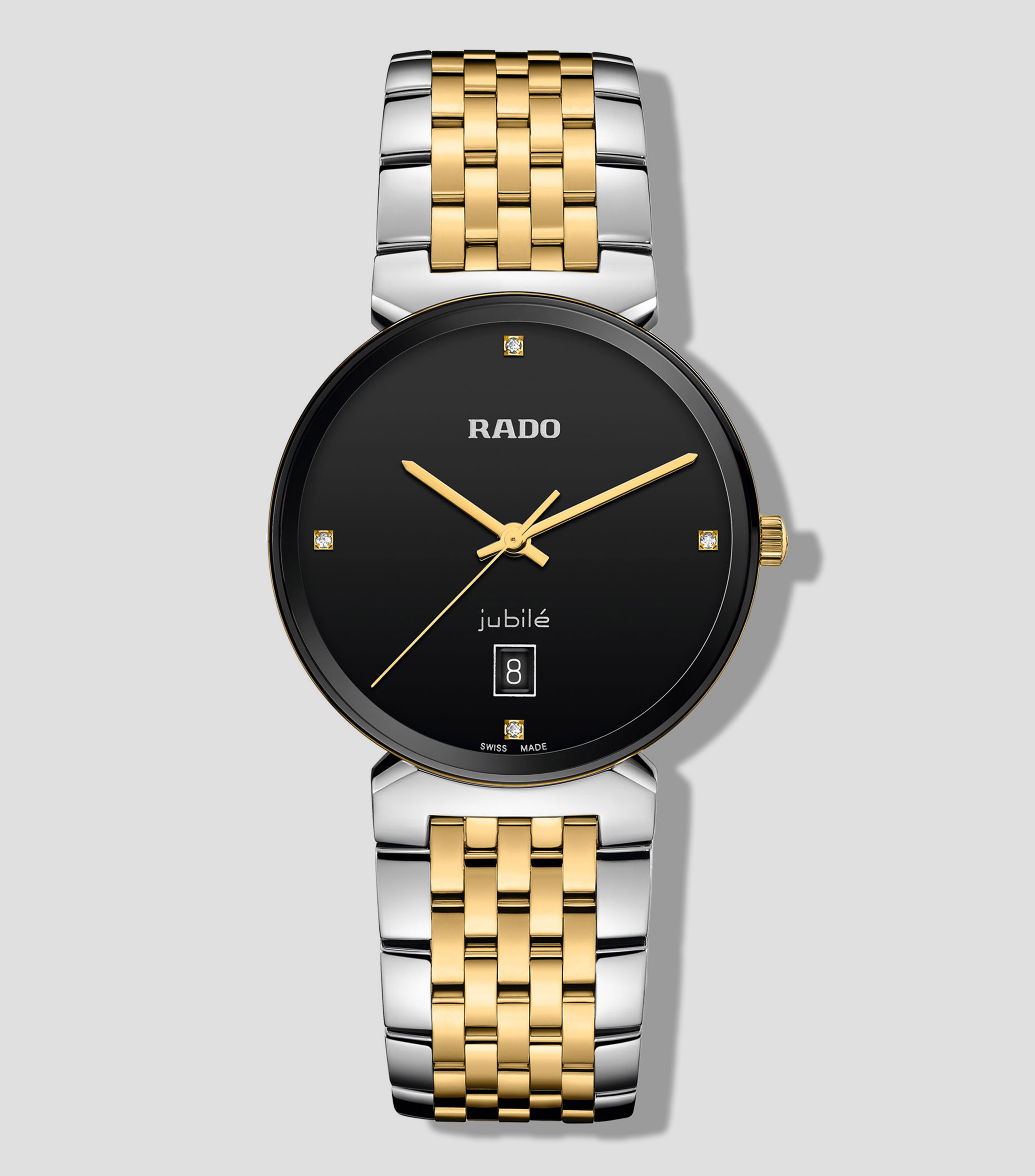 Reloj Unisex Cuarzo Florence Diamonds Classic Carátula Negra