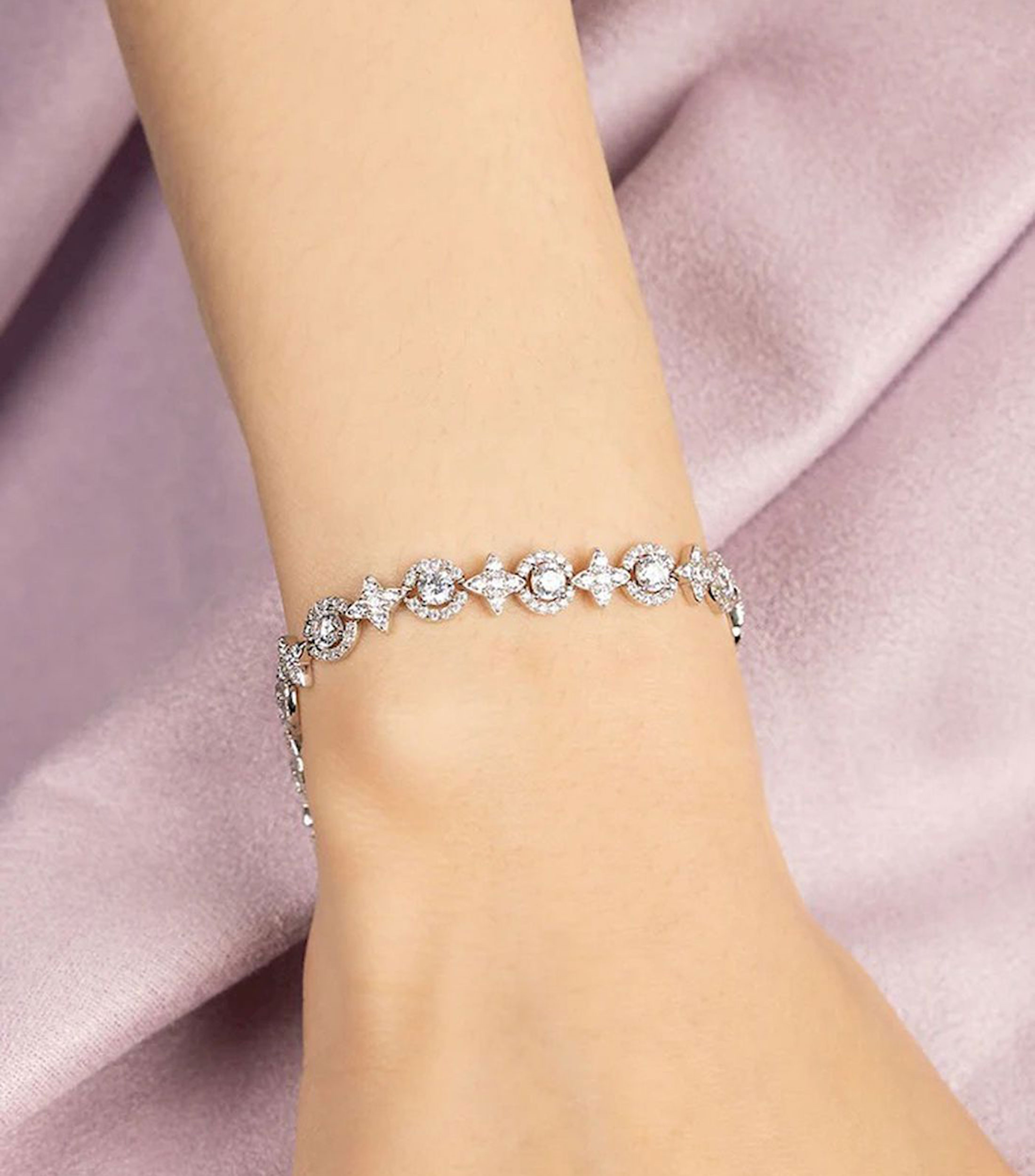 Brazalete Meteorites Circonita Mujer