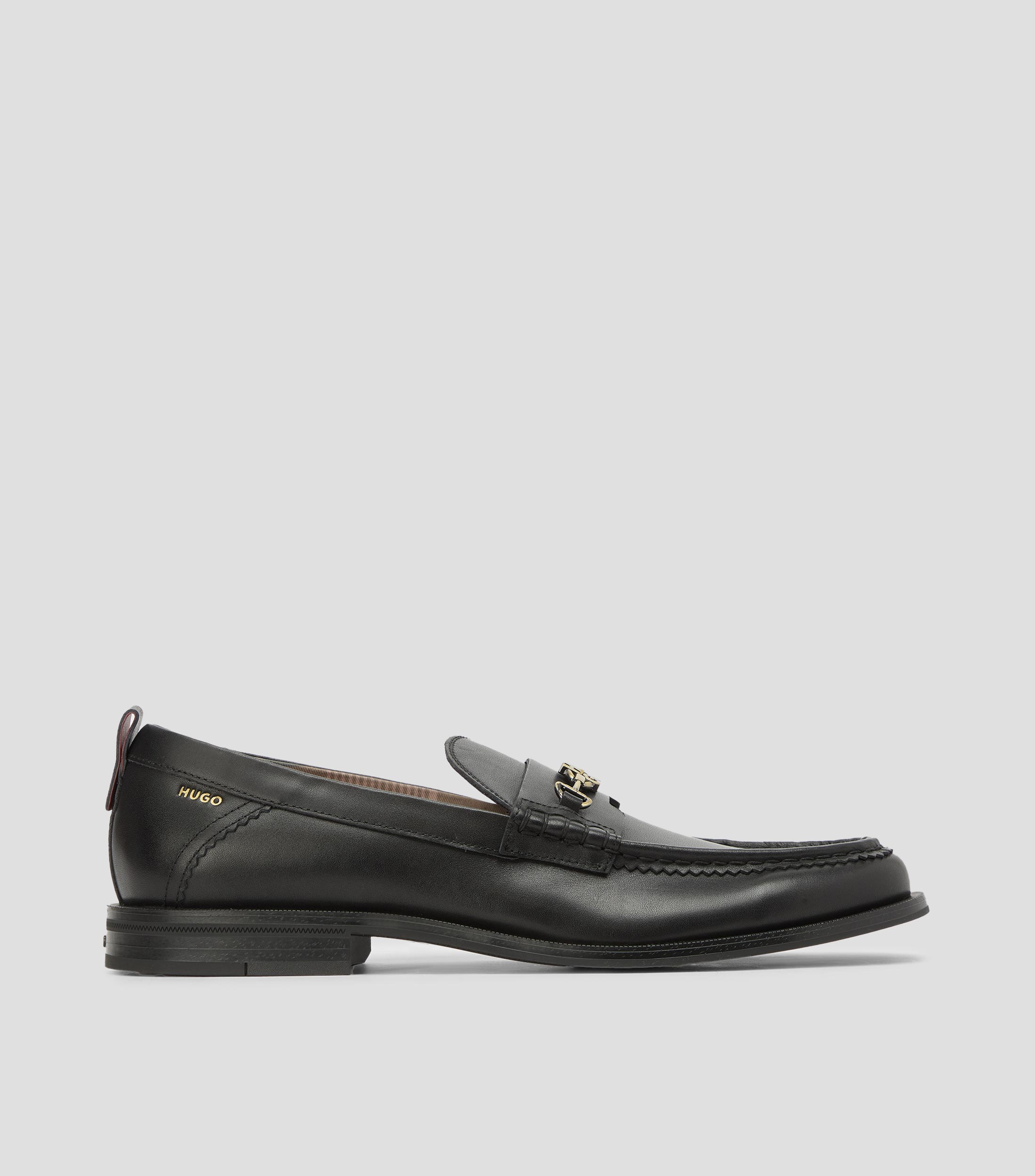Mocasines en piel Hombre