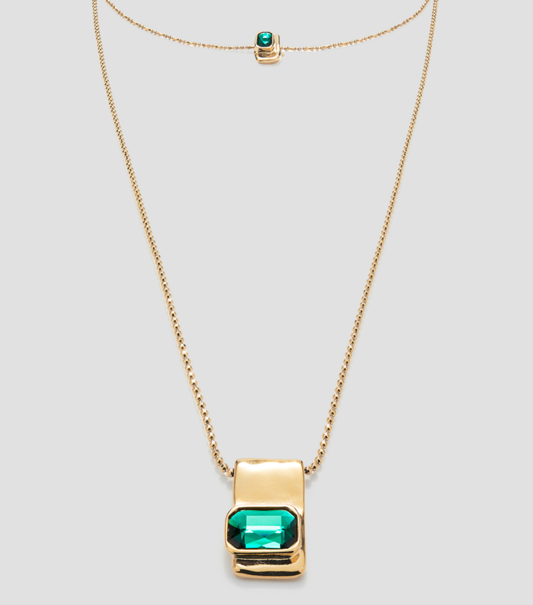 Cadena con cristal Mujer