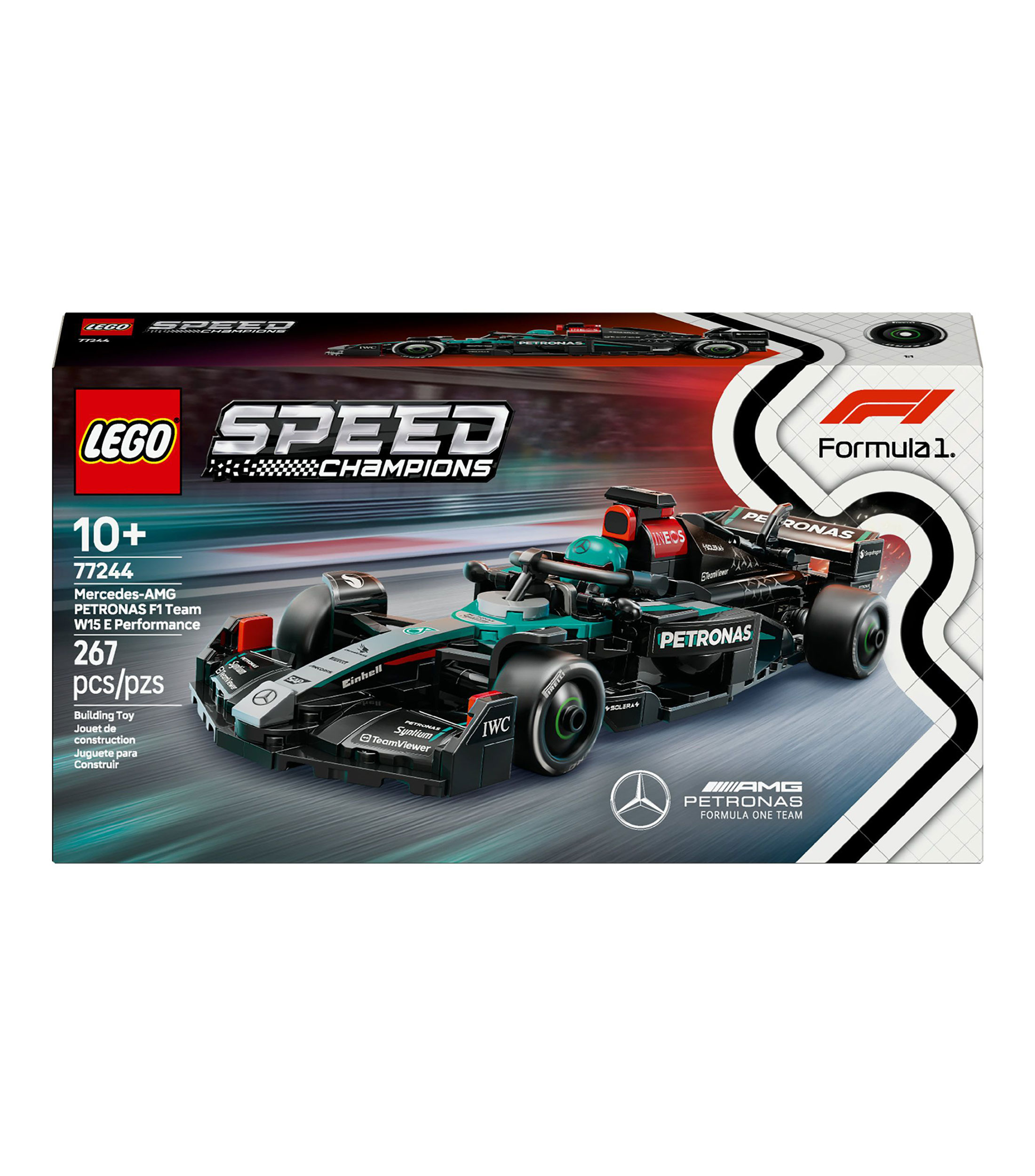Lego Speed Champions Auto de Carreras Mercedes-AMG F1 W15 77244