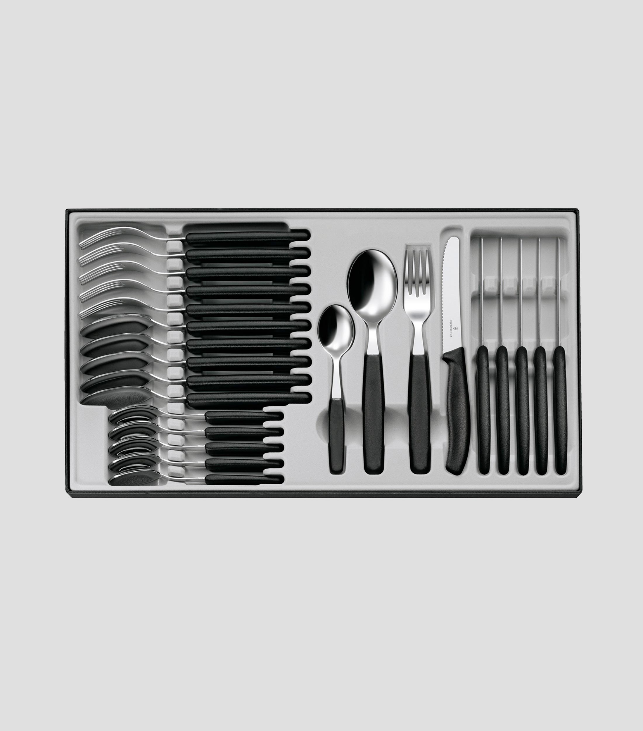 Set de Cubiertos 24 piezas Swiss Classic en acero inoxidable