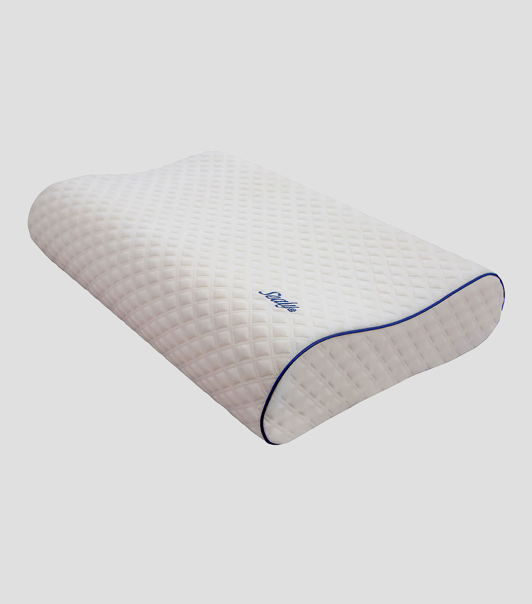 Almohada Memory Foam Cervical Confort Firme Original Blanca