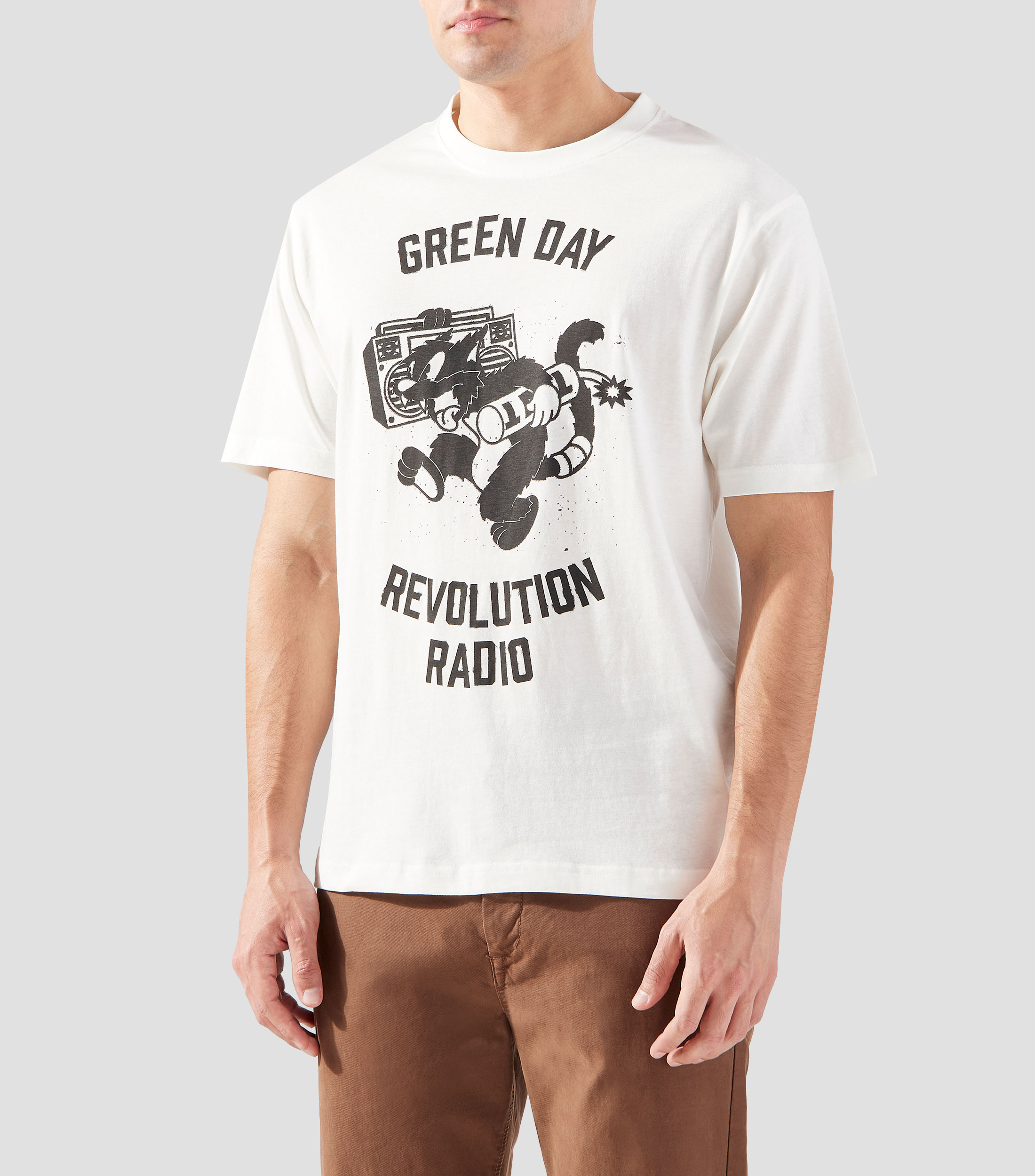 Playera cuello redondo manga corta Hombre