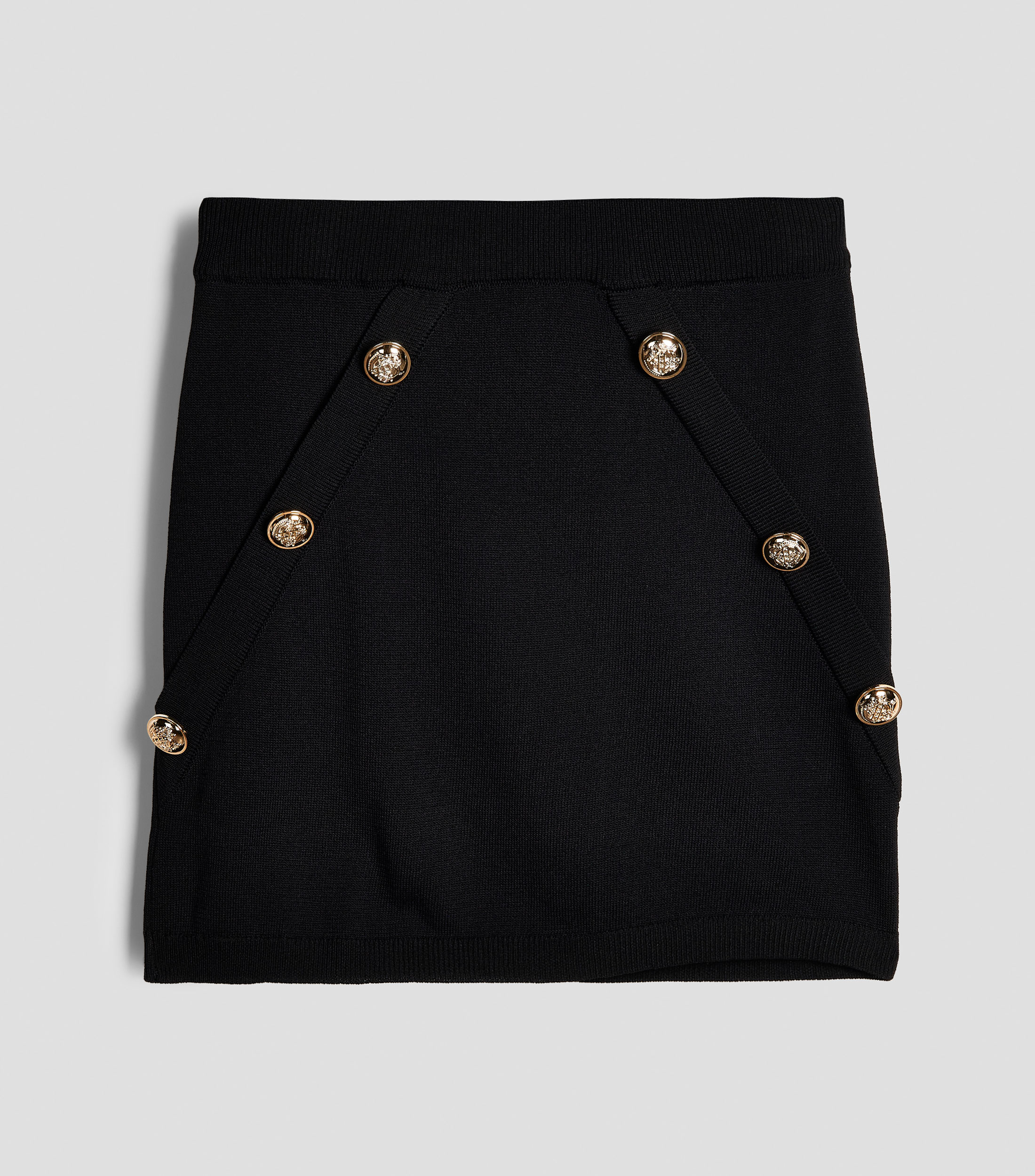 Falda midi de corte recto lisa Niña