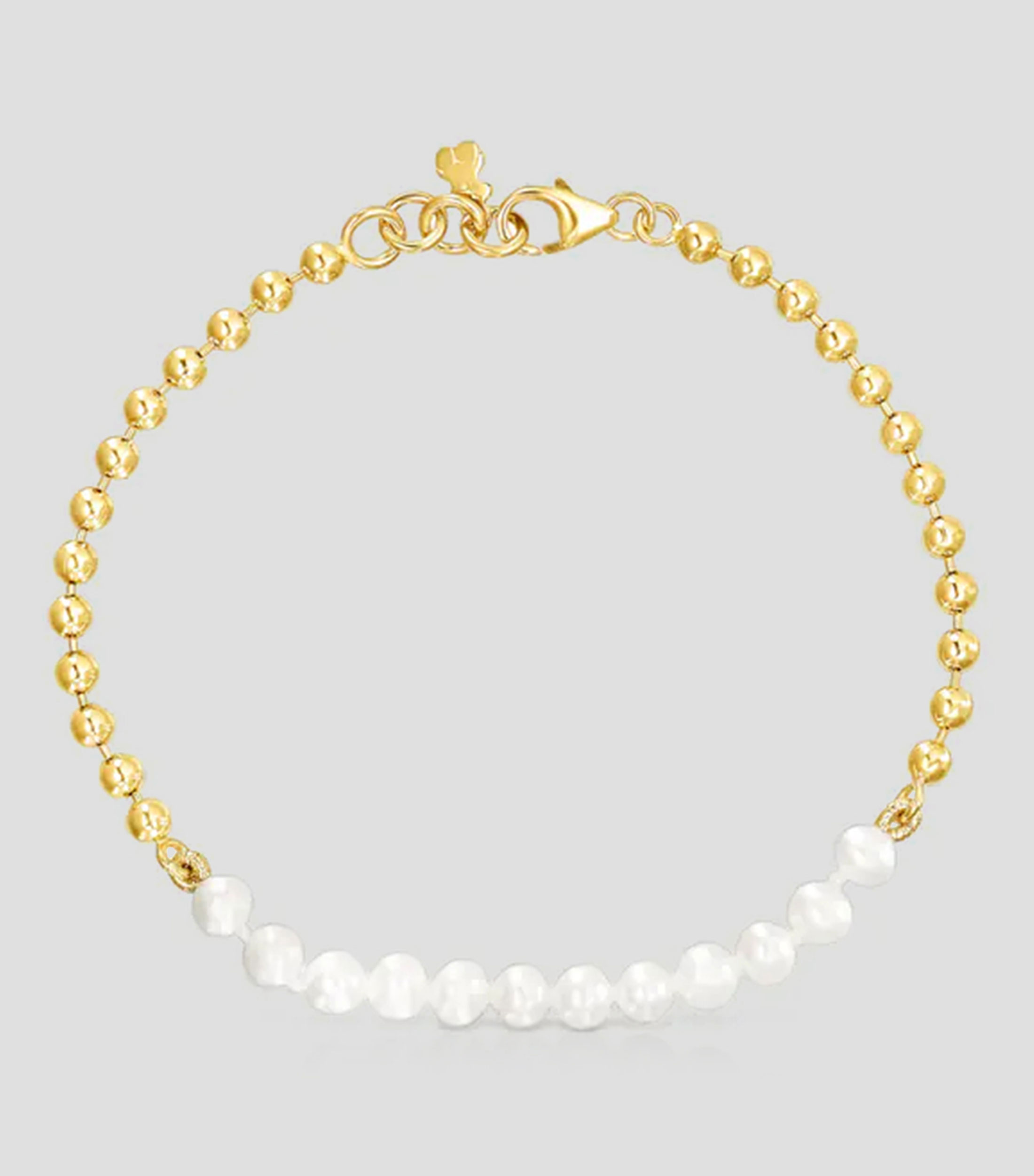 Pulsera en plata .925 con perlas Gloss Mujer