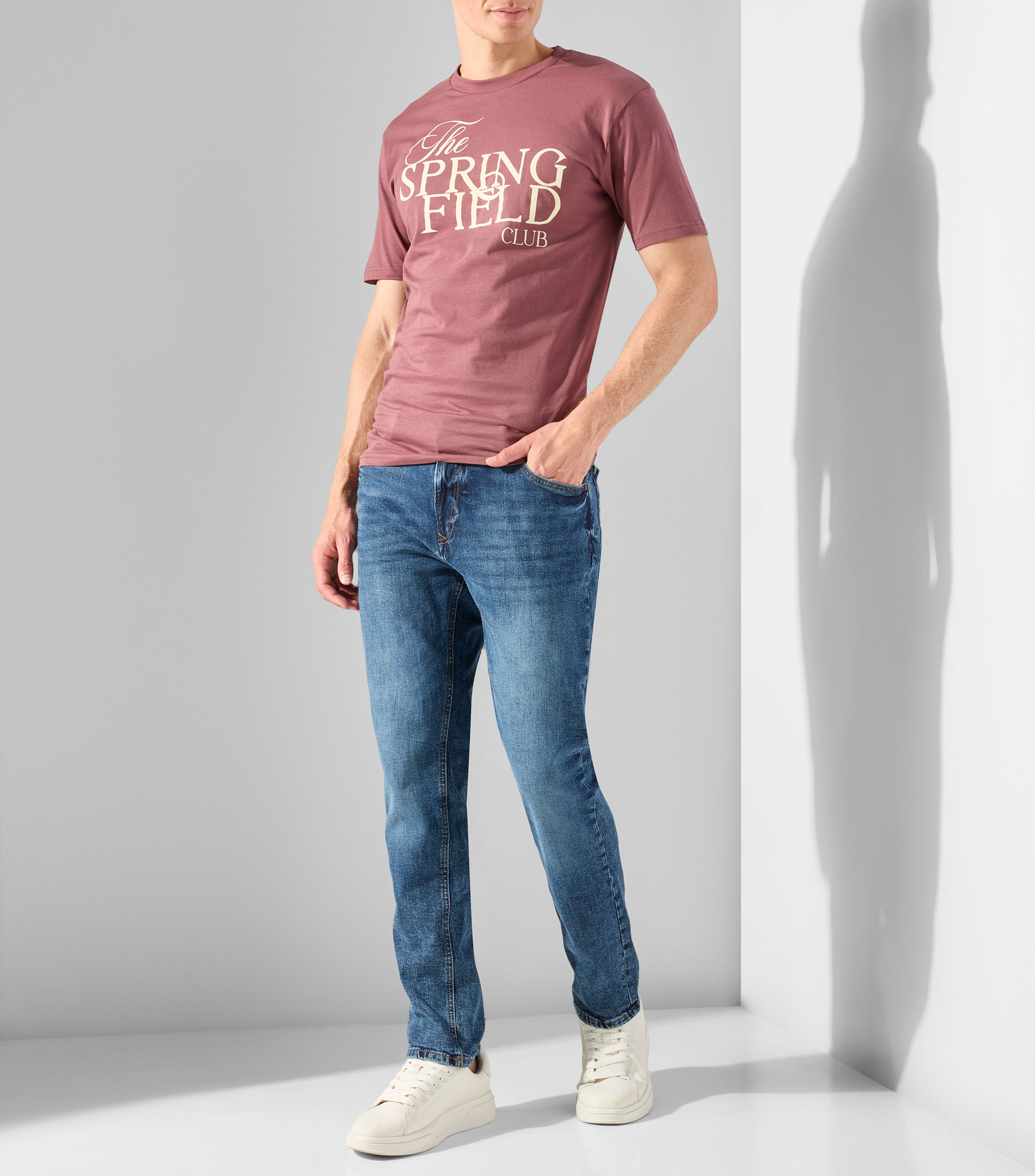 Playera estampada Hombre