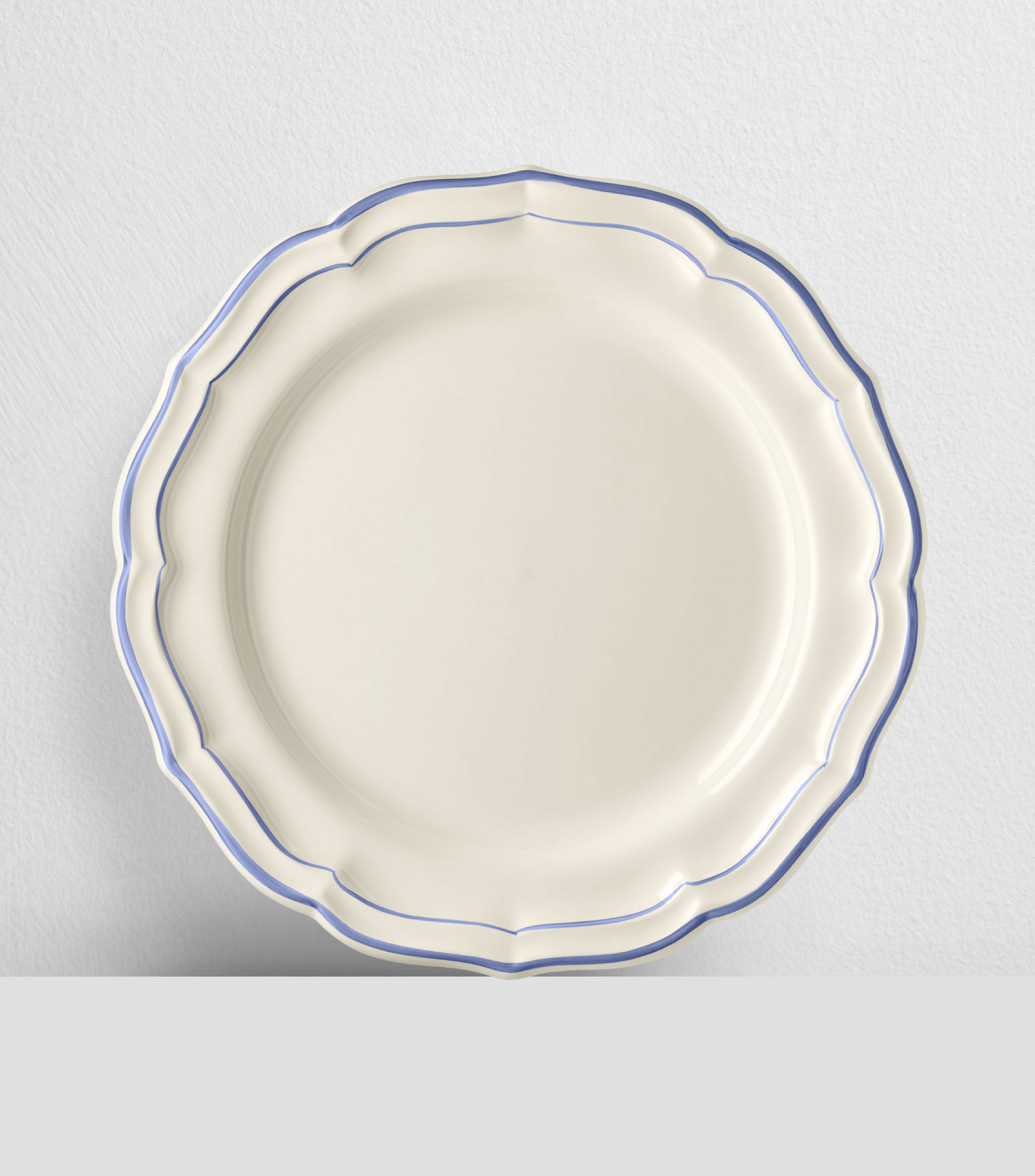 Set 4 platos llanos Filet Bleu liso