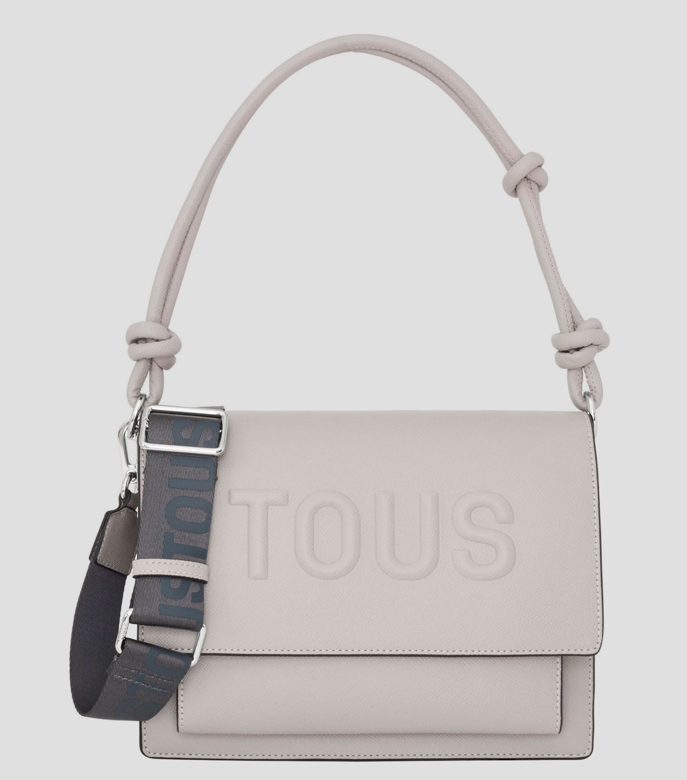Bolsa crossbody gris La Rue New con logo Mujer
