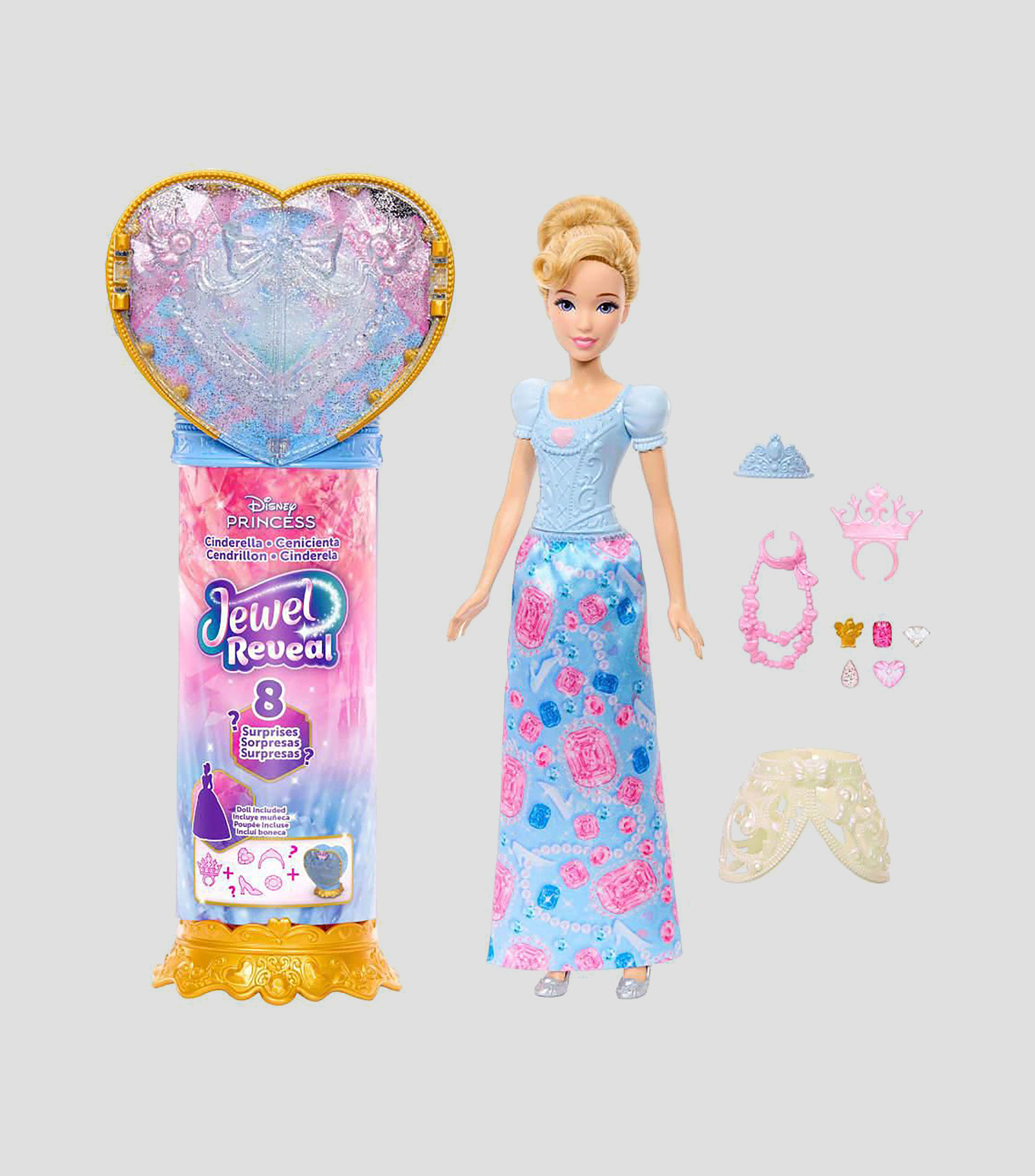 Muñeca Jewel Reveal Cenicienta
