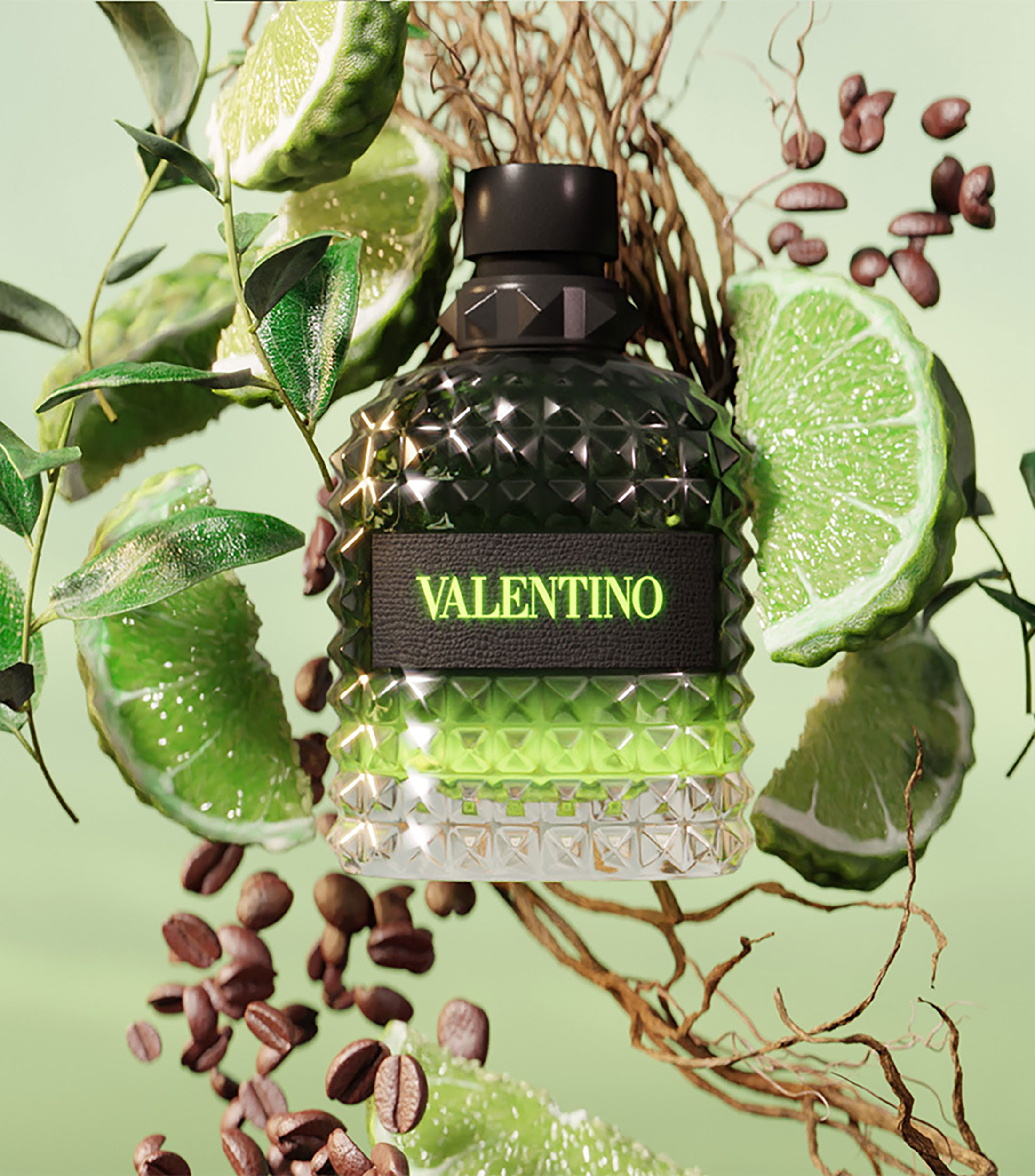 Perfume Born in Roma Green Stravaganza Uomo, Eau de Toilette, 100 ml para Hombre
