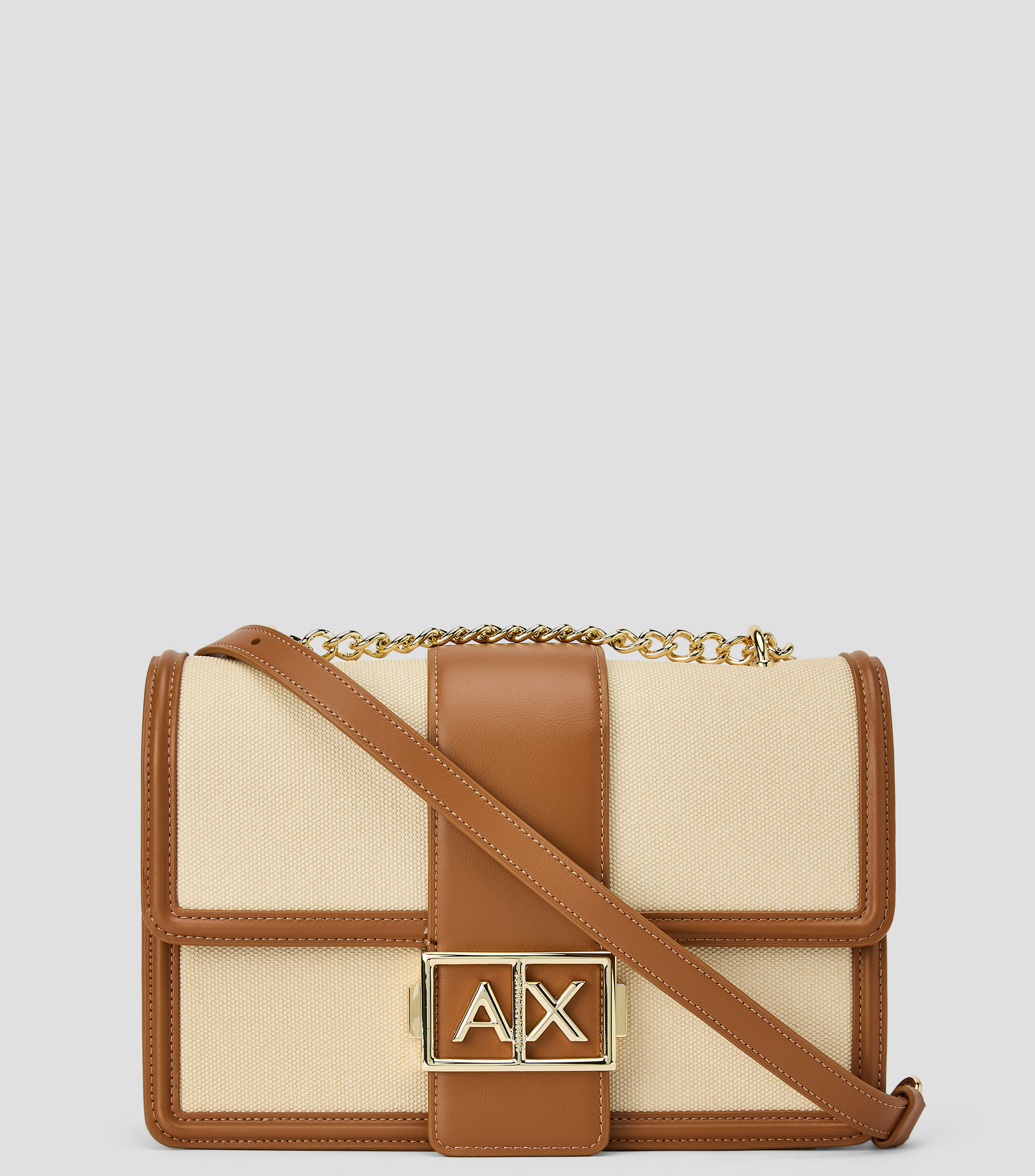 Bolsa crossbody beige lisa Mujer