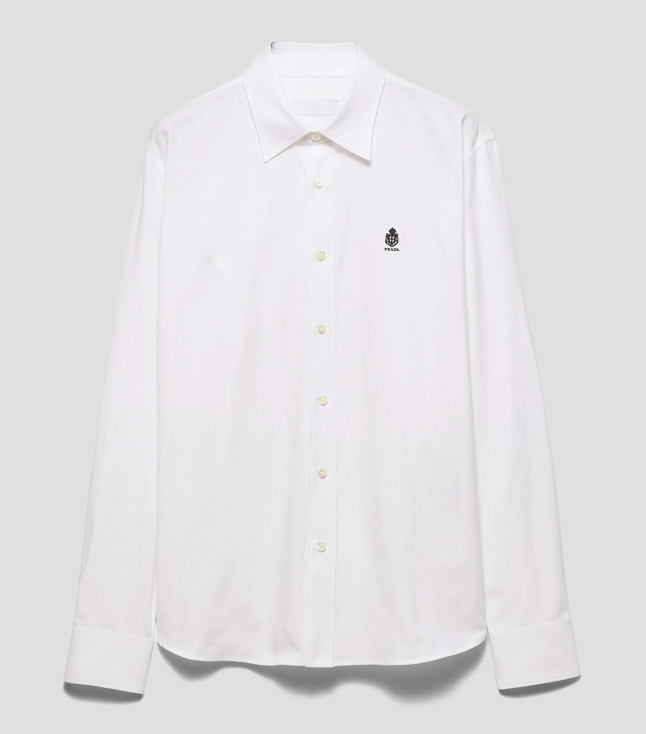 Camisa lisa manga larga Hombre