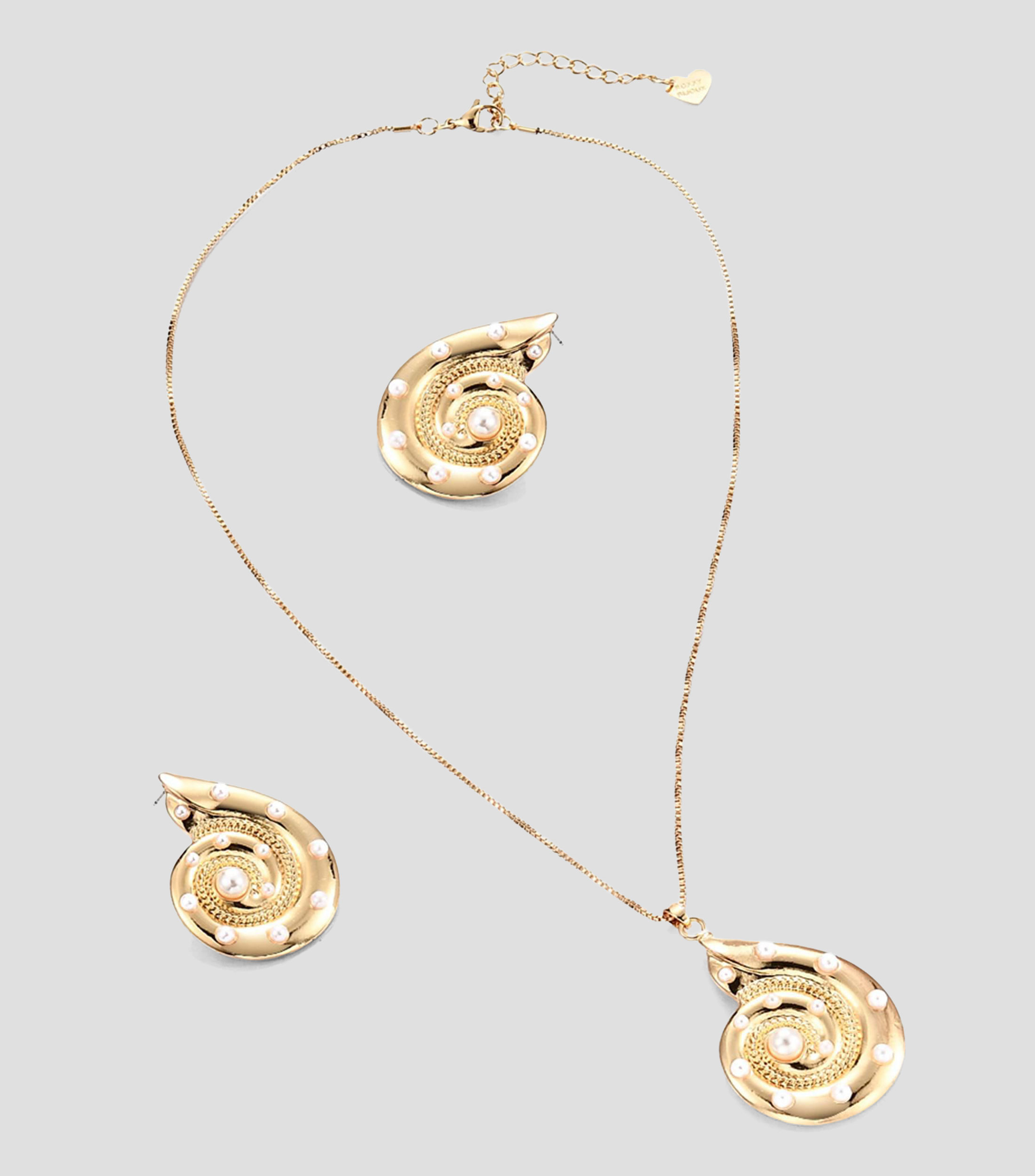 Set collar con aretes Mujer