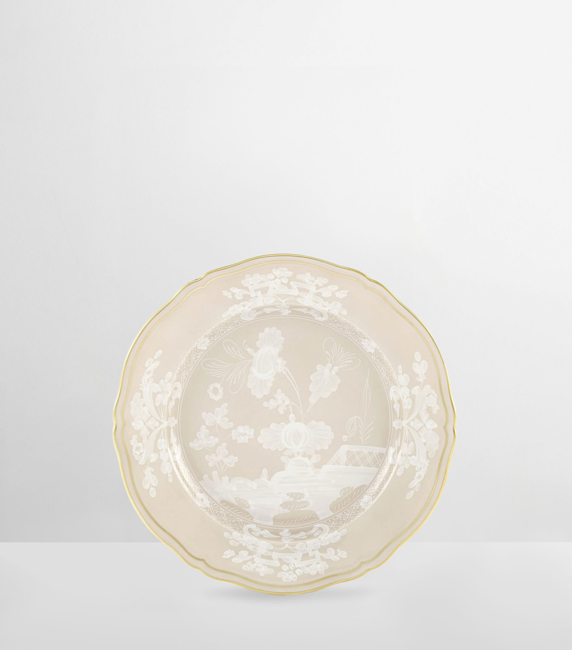 Plato para postre Oriente Italiano con flores