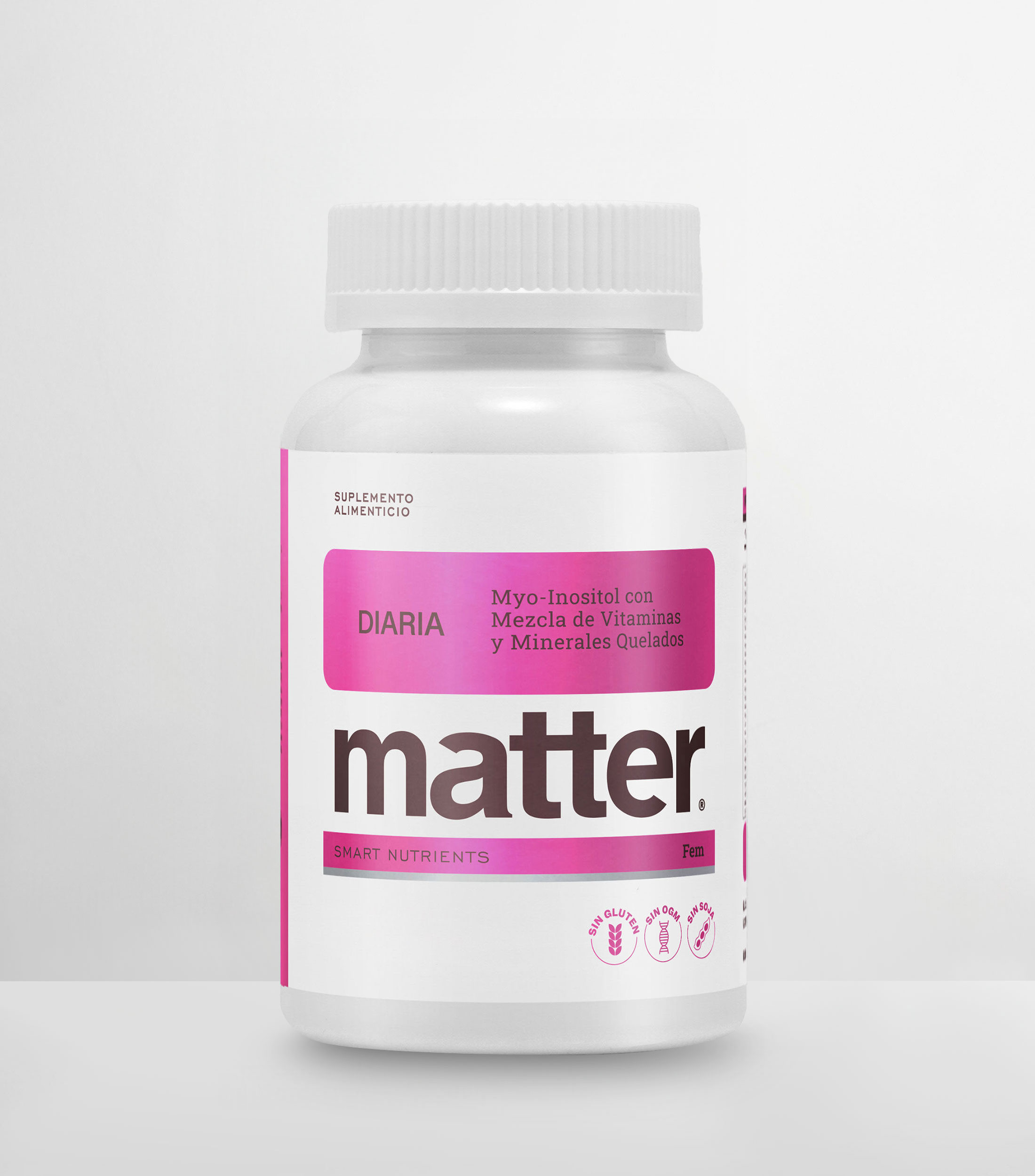 Suplemento alimenticio Multivitamínico y Multimineral para Mujer Diaria Fem, 60 capsulas