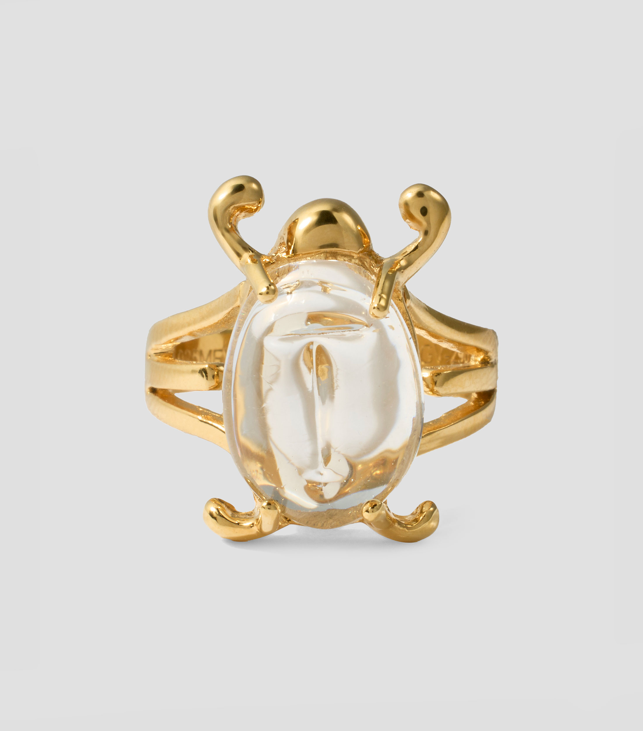 Anillo en plata Aire chico transparente Mujer