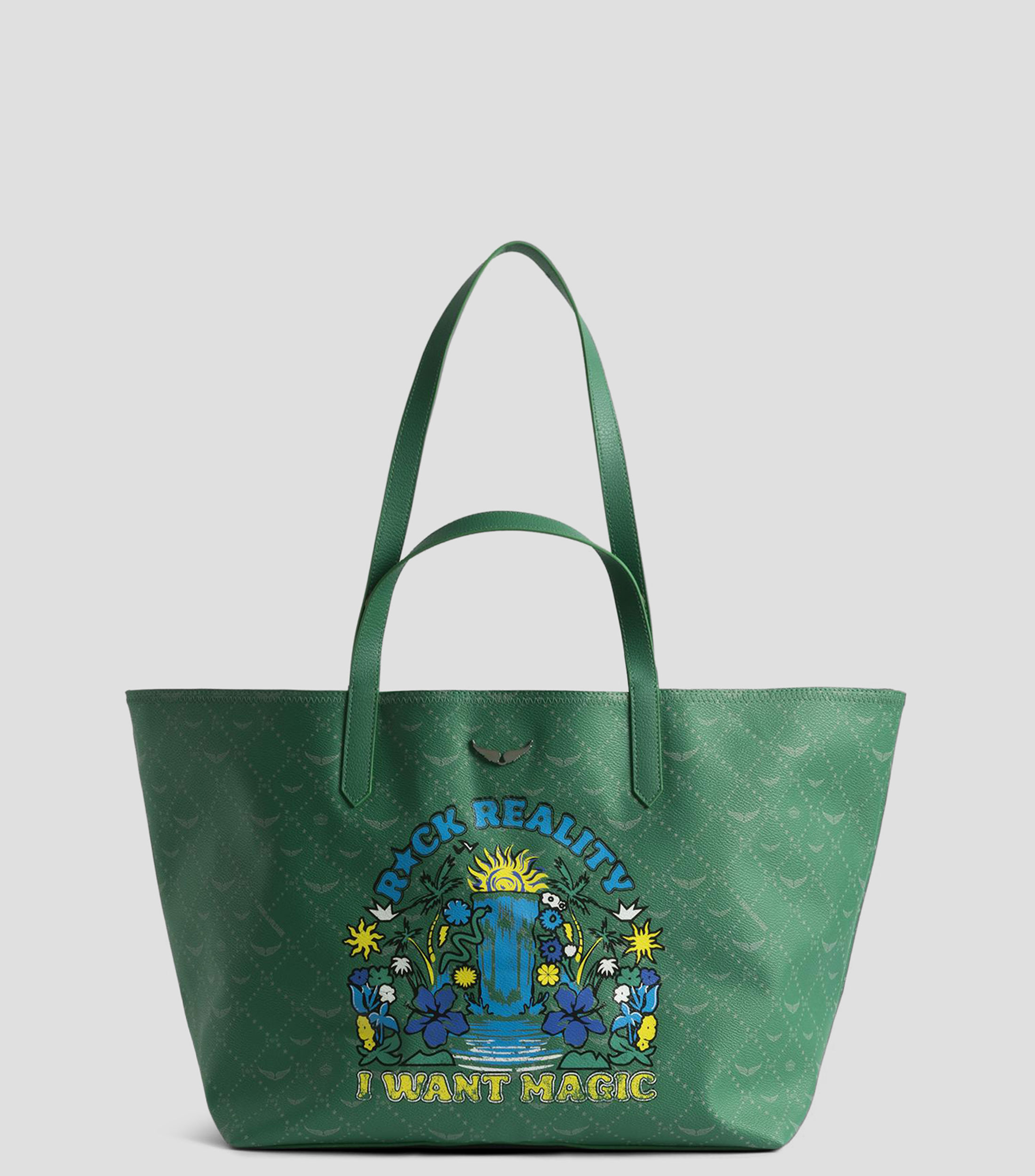 Bolsa tote shopper estampada Mujer