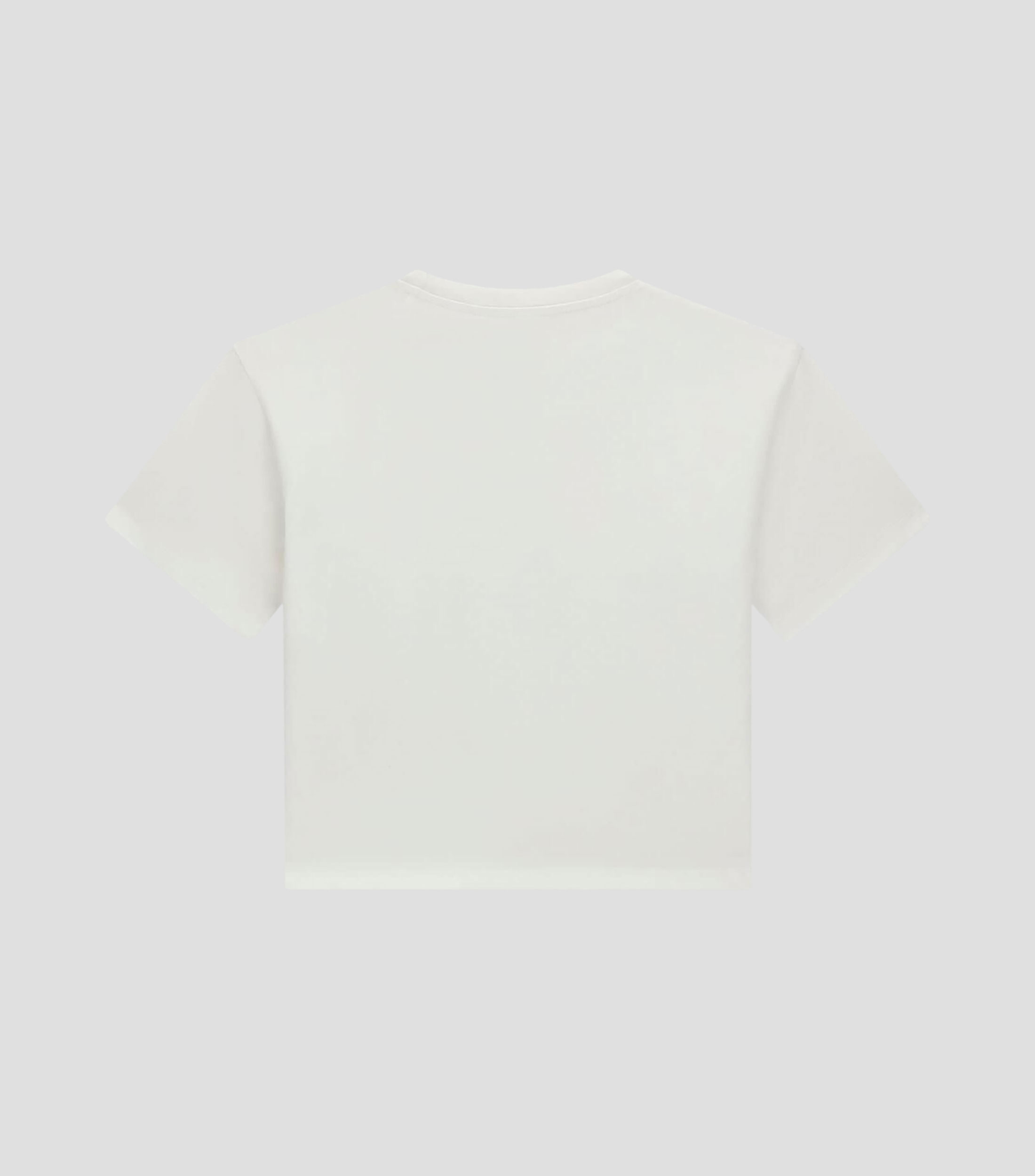 Playera cuello redondo manga corta microdiseño Niña