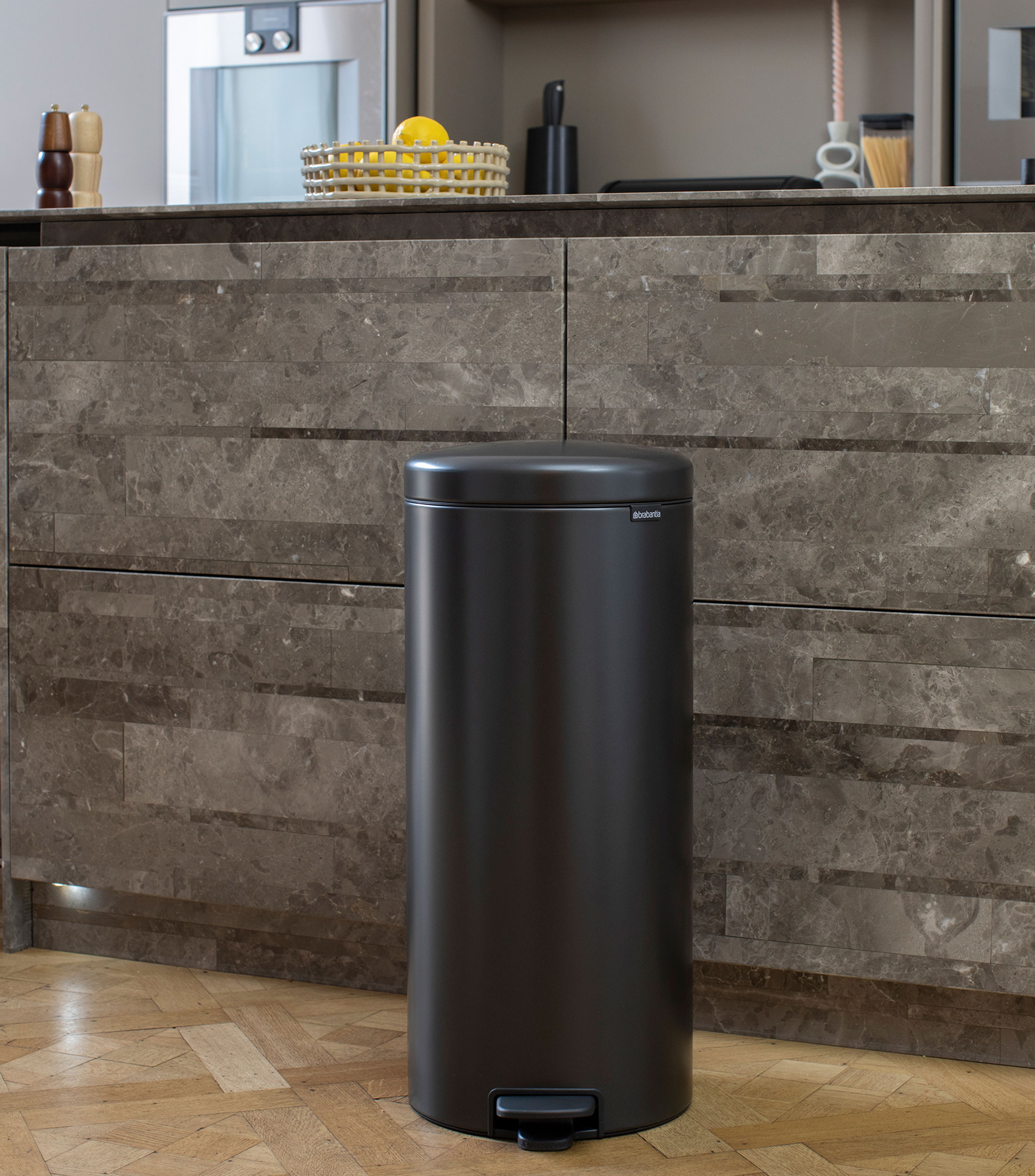 Bote para basura de 30 L con pedal en Acero Inoxidable