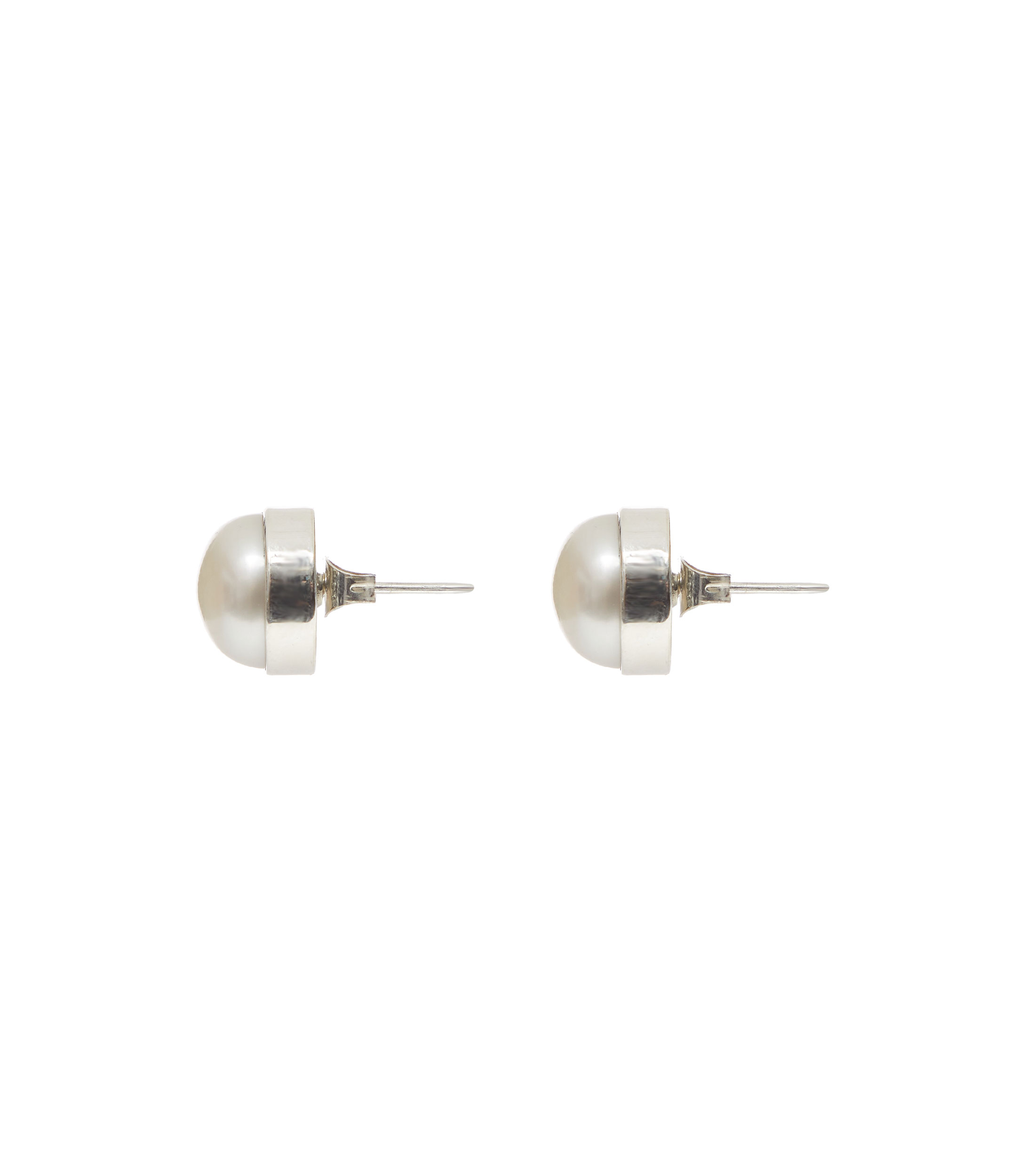 Aretes de perla en plata .925 Mujer