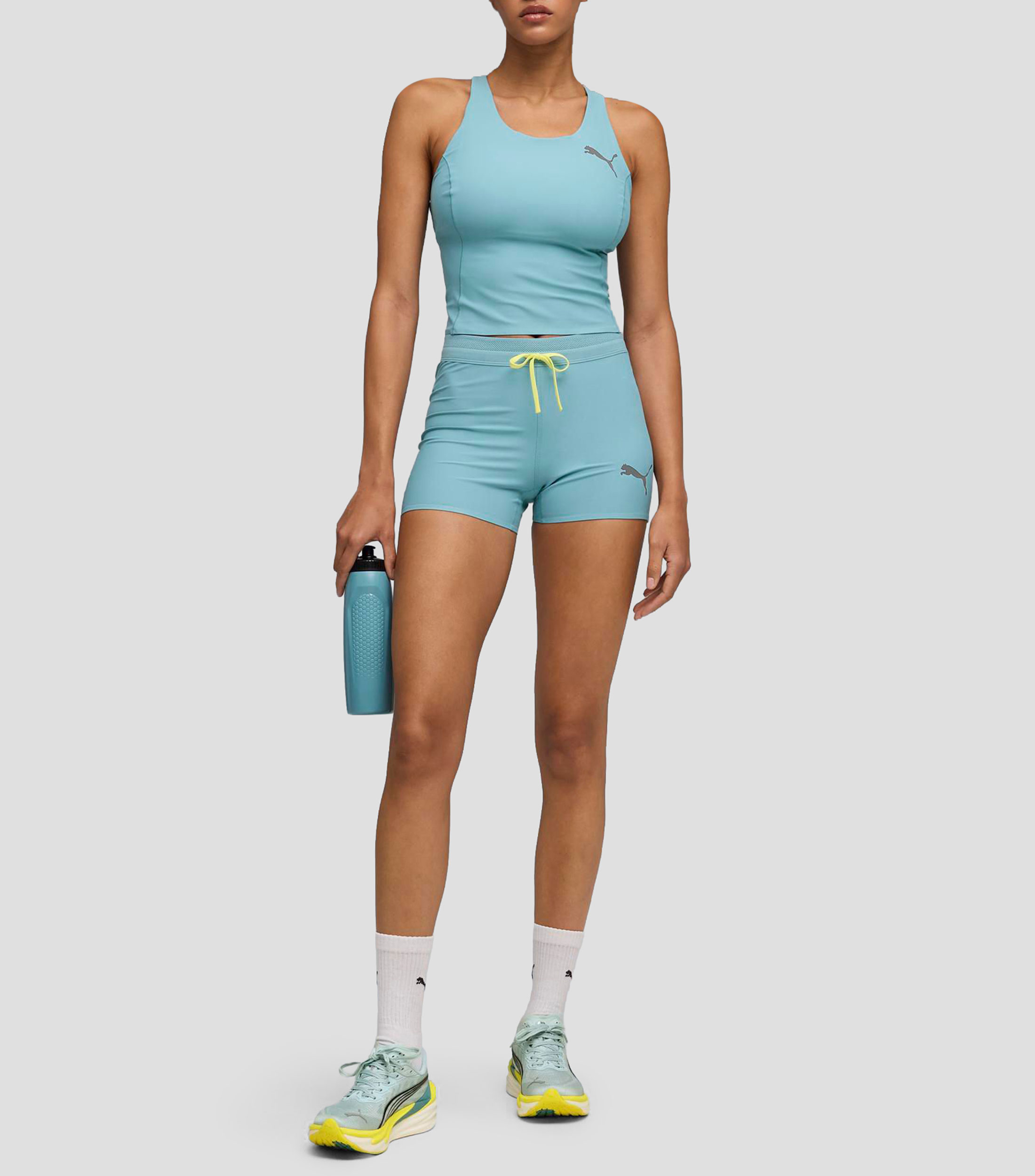 Tank deportivo para entrenamiento Lightspeed liso Mujer