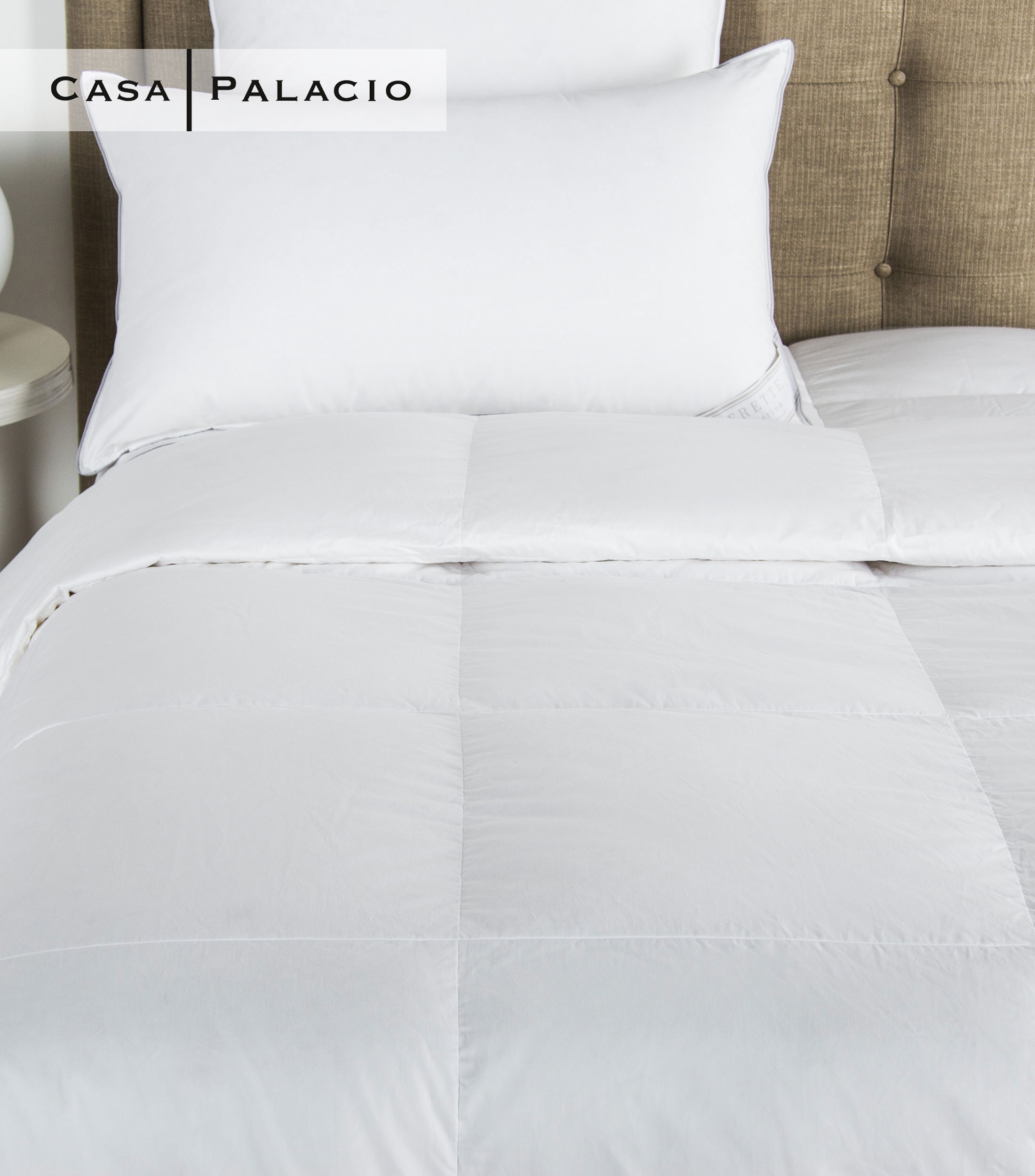 Funda para duvet Queen Size en algodón Cortina Blanca