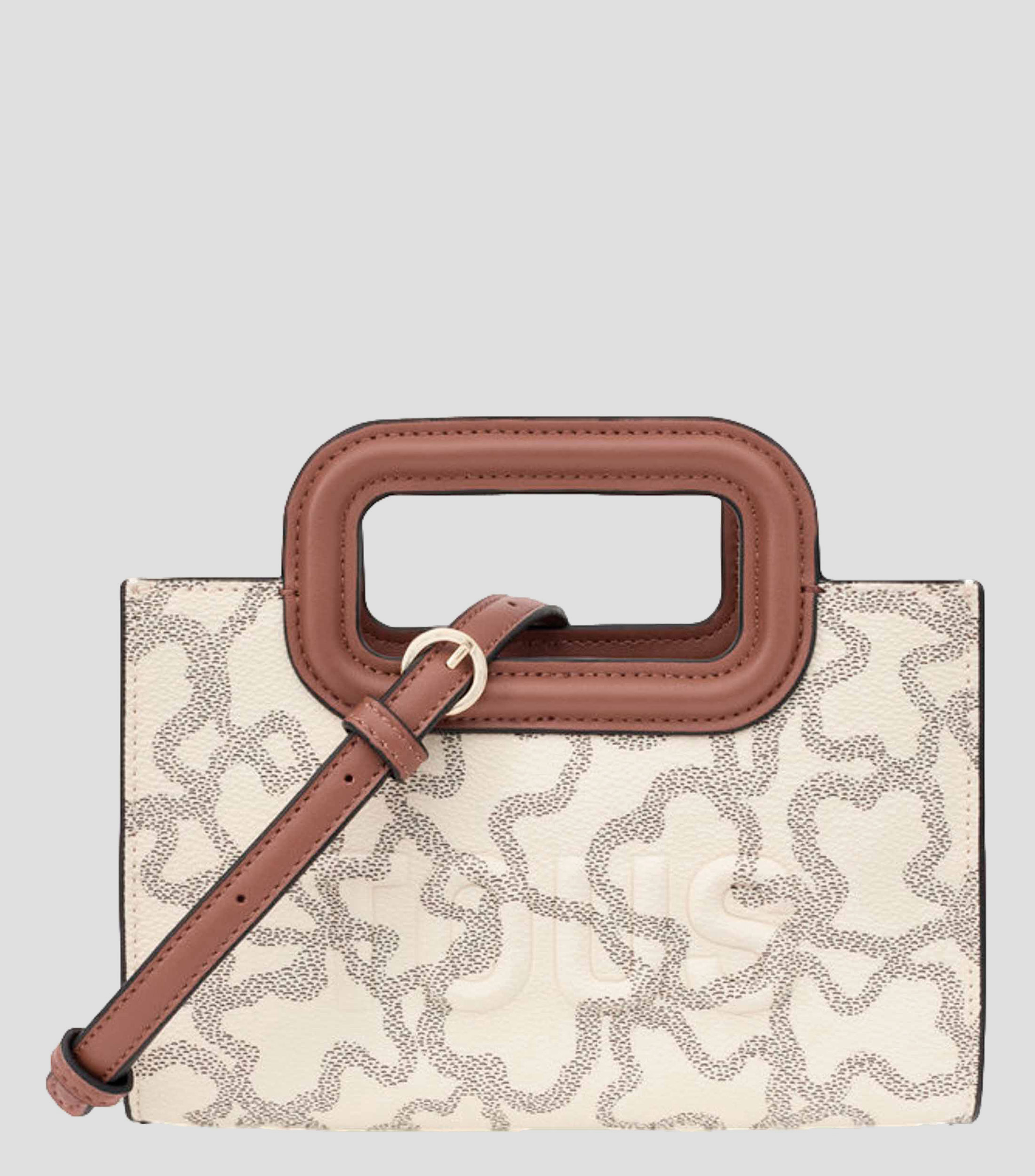 Bolso crossbody beige Kaos Icon monogram Mujer