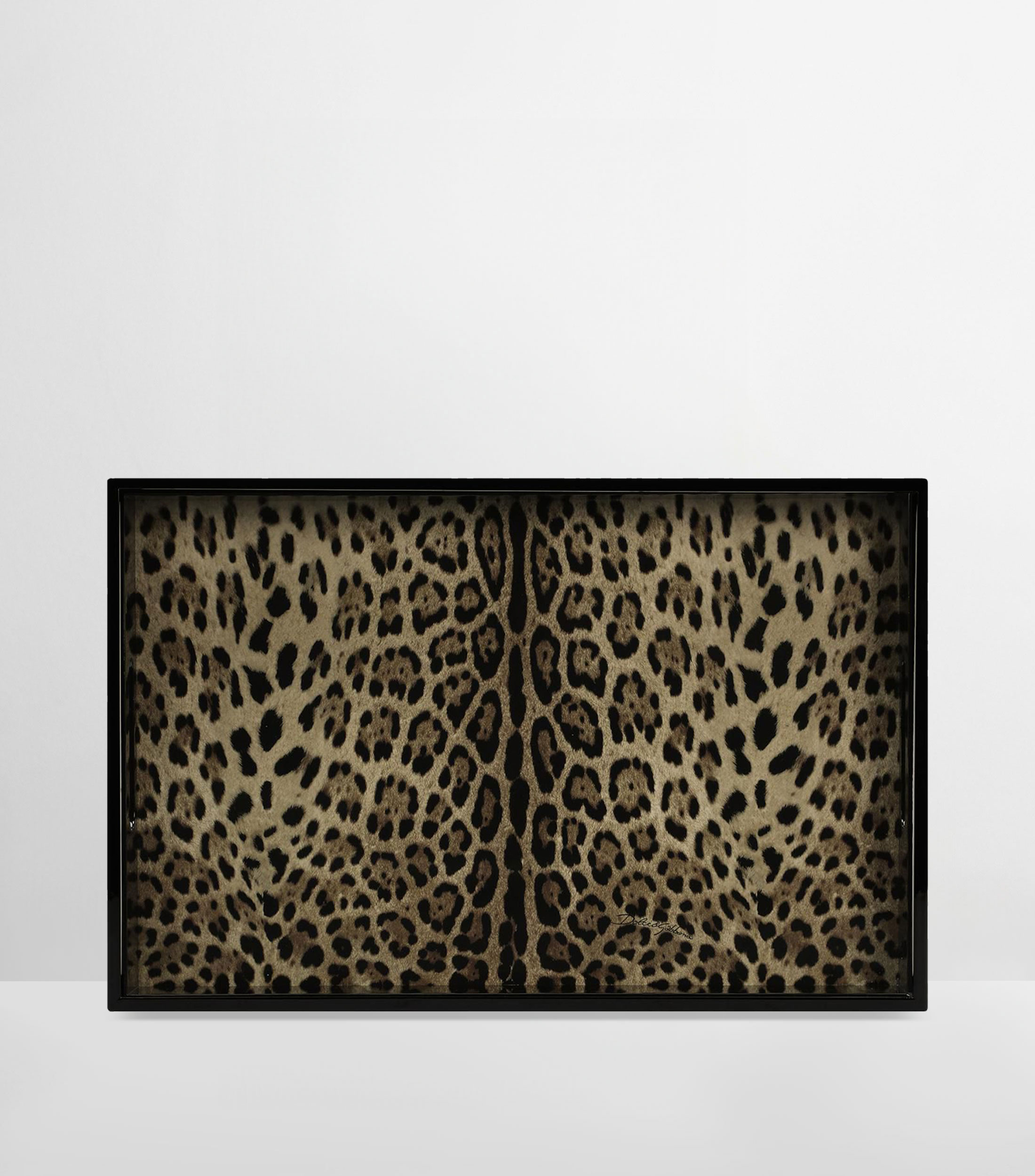Charola Leopardo de madera
