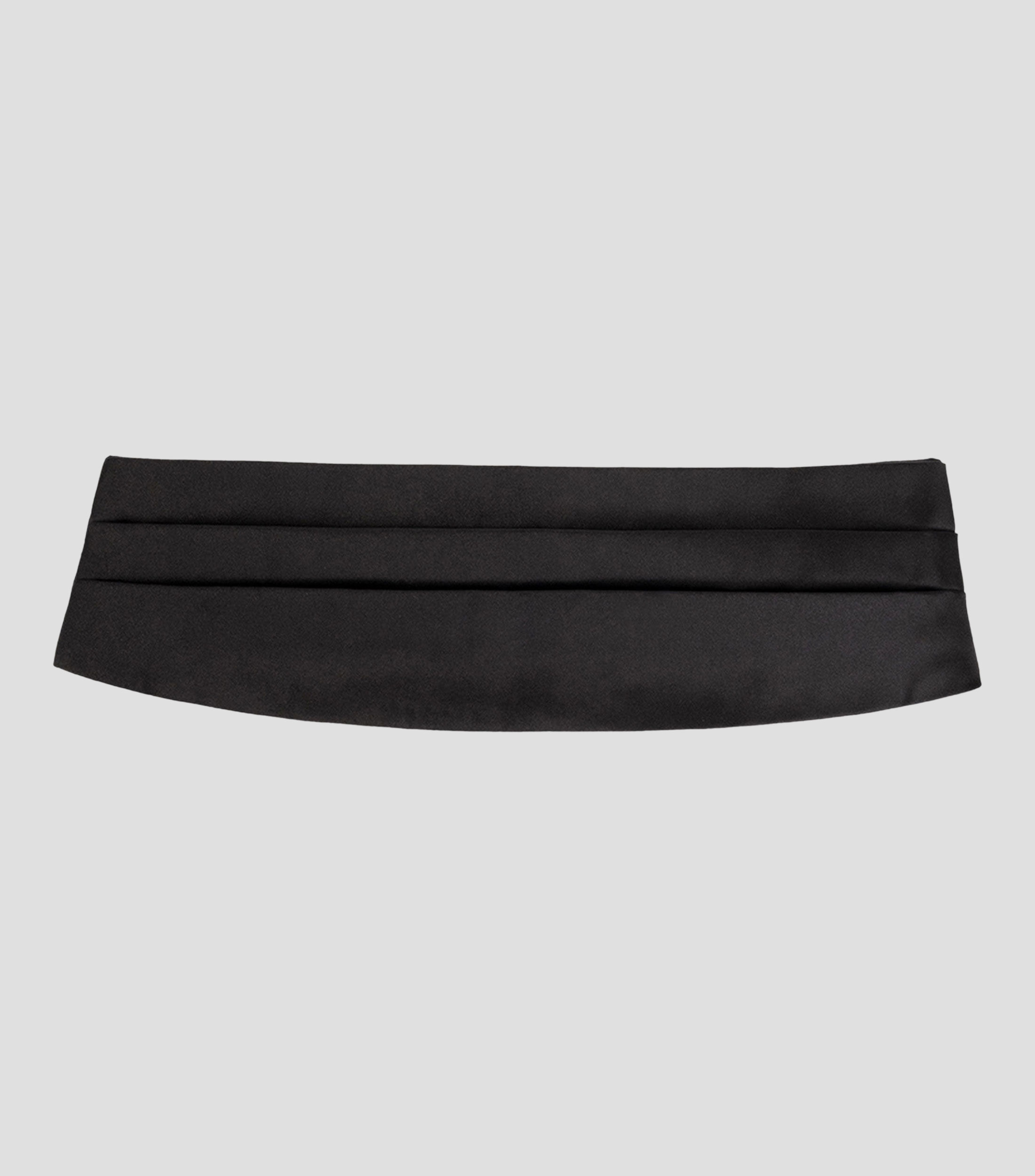 Fajilla para Smoking de Seda Ferragamo Negro Hombre
