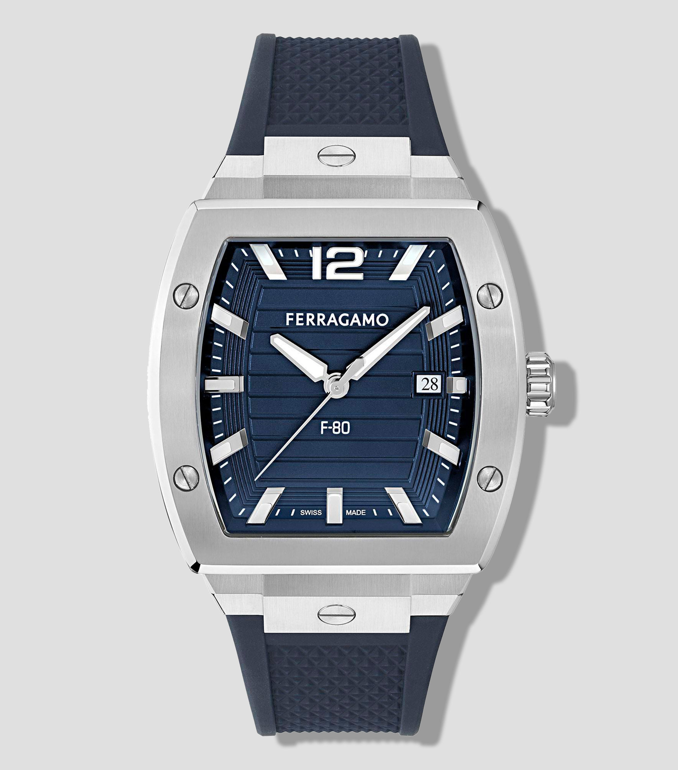 Reloj para Hombre Ferragamo F-80 Tonneau azul