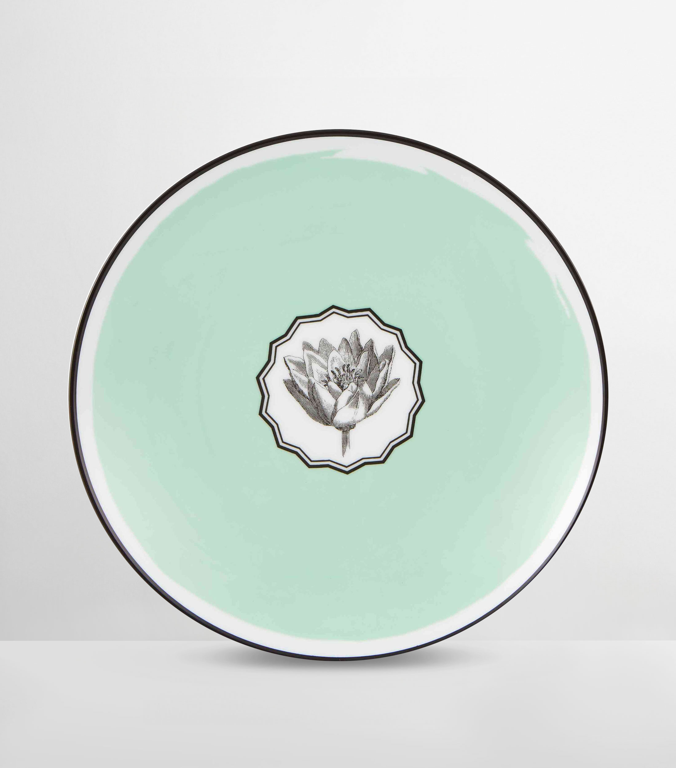 Plato para postre Herbariae con ilustración