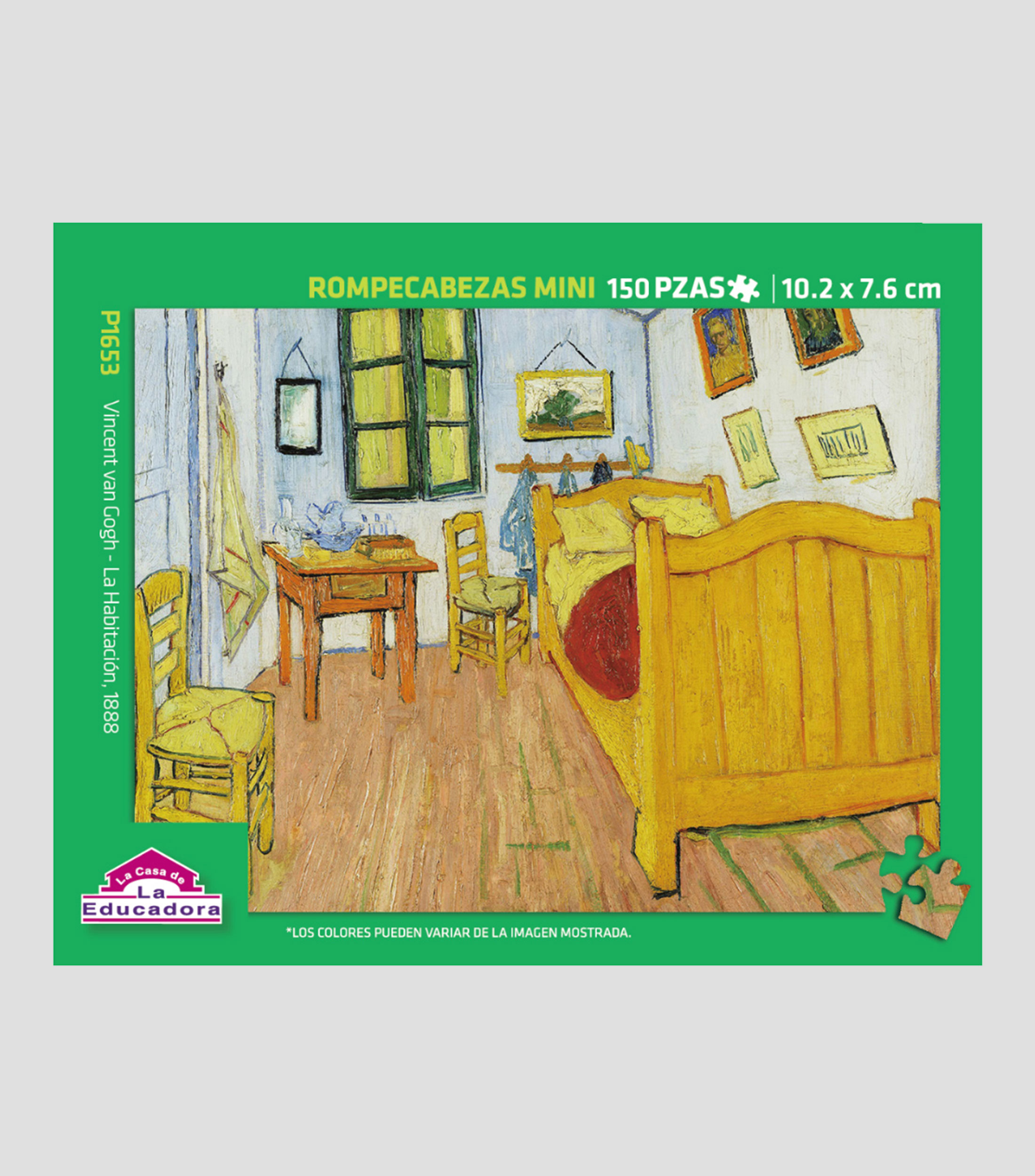 Rompecabezas Vincent Van Gogh, La Habitacion 150 Piezas