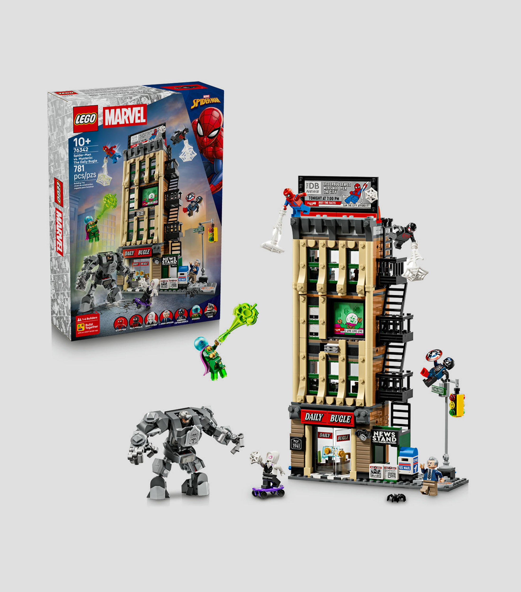 LEGO Marvel Super Heroes, Spider-Man vs. Mysterio: El Daily Bugle