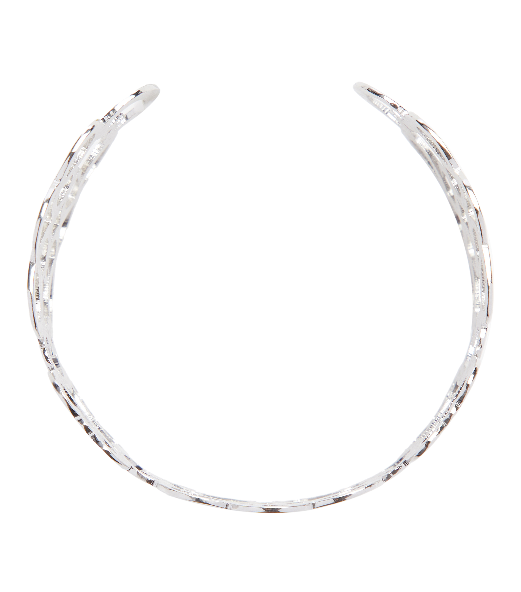Brazalete abierto en plata .925 Mujer