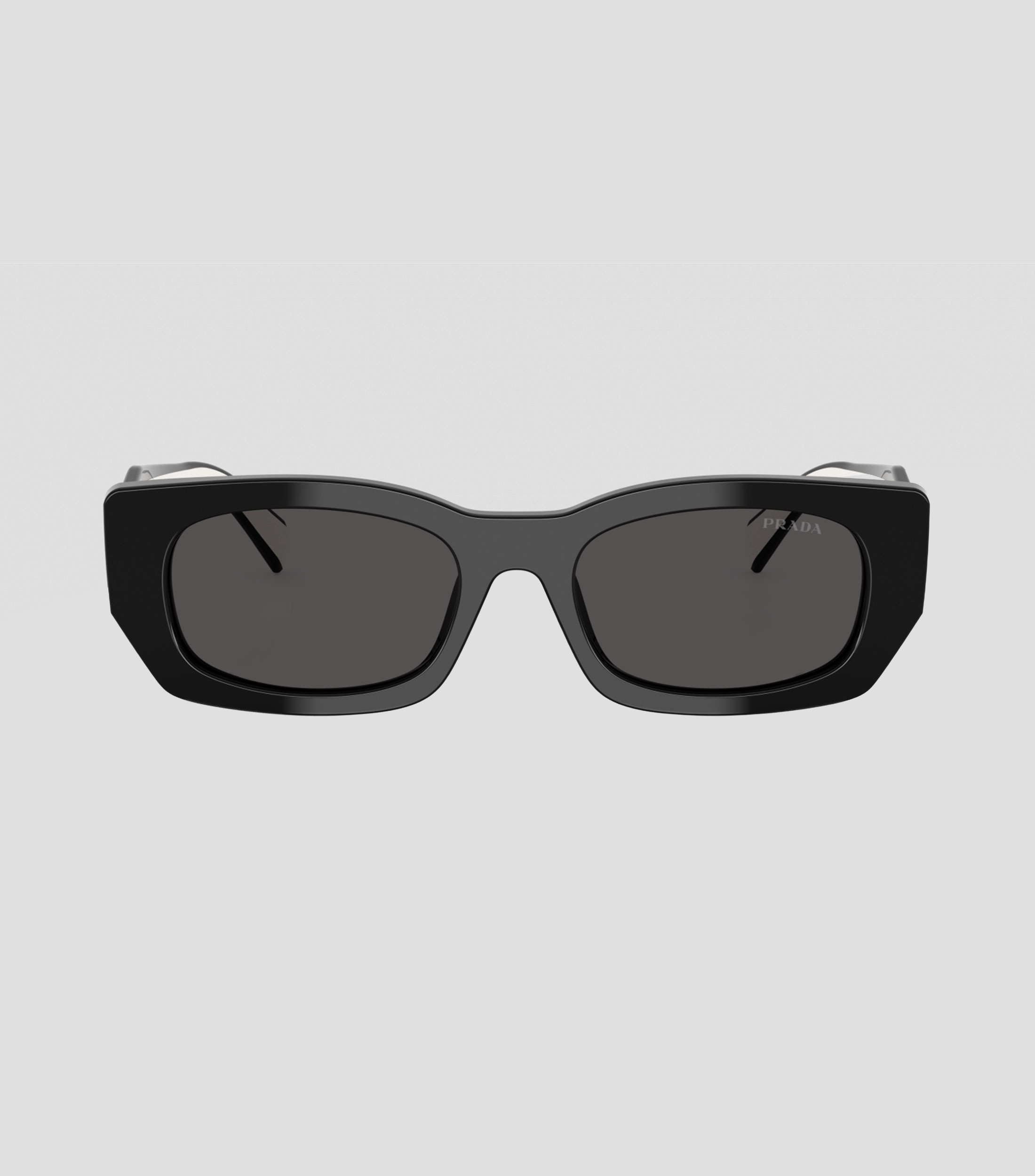 Lentes de sol rectangulares negro Mujer