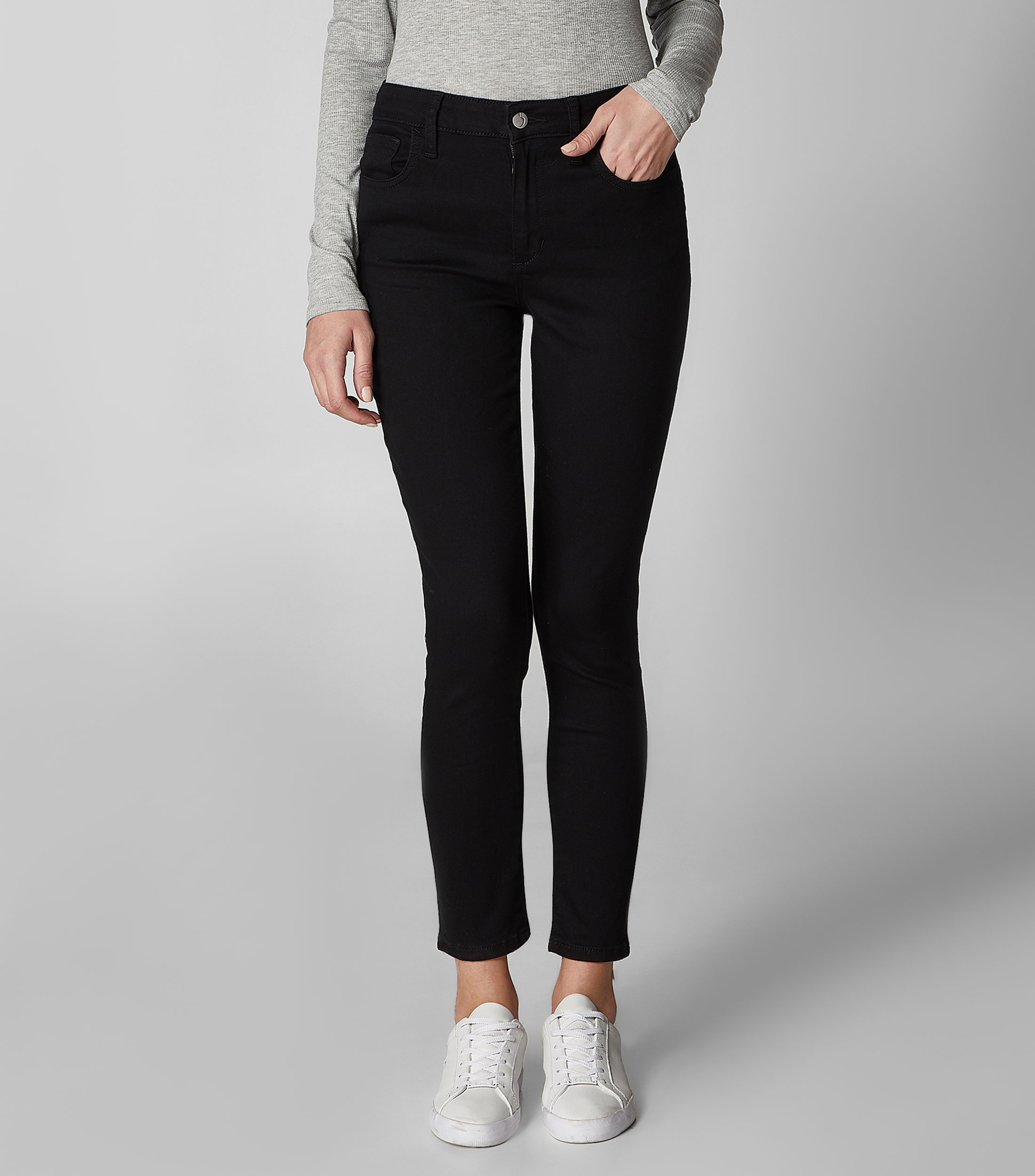 Jeans Femme Joe's Jeans Skinny Taille 31 - Noir/gris (Black Stone), Coton, Passe-poitrine 27", Occasion Excellent état