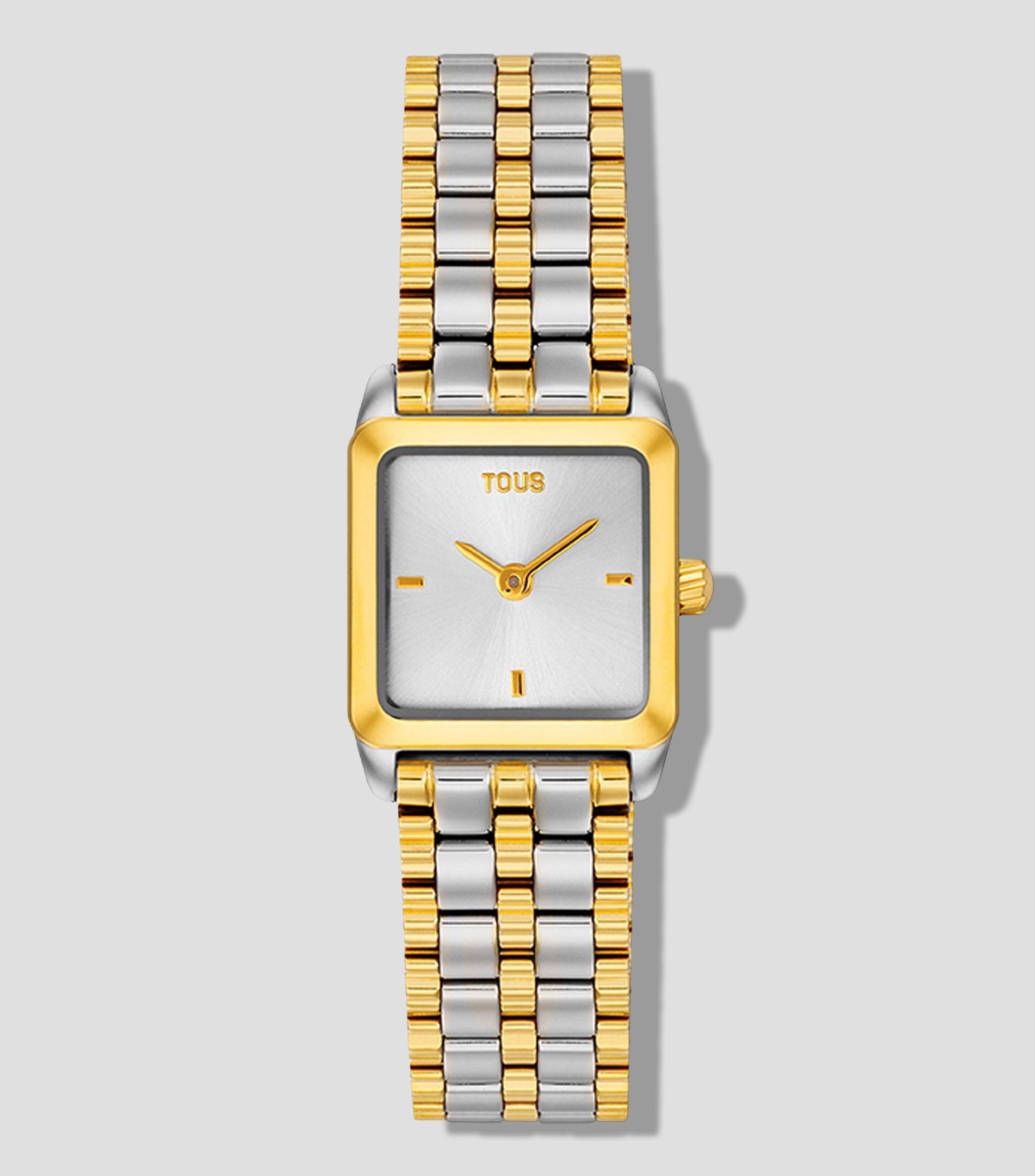 Reloj para Mujer 1950 casual, plateado/dorado