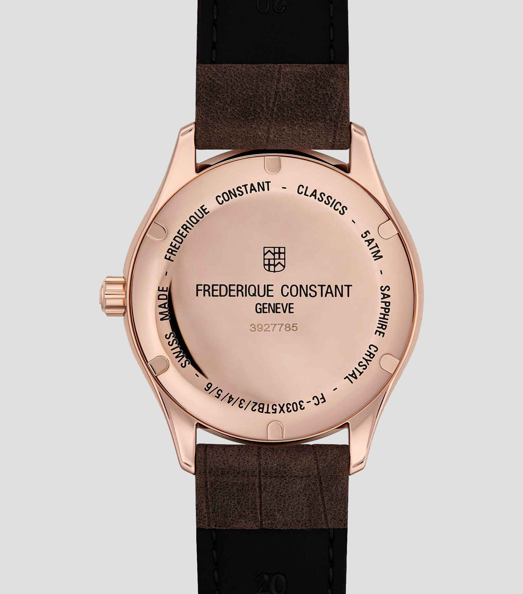 Reloj para Hombre Classic Index Casual Verde, Oro Rosa