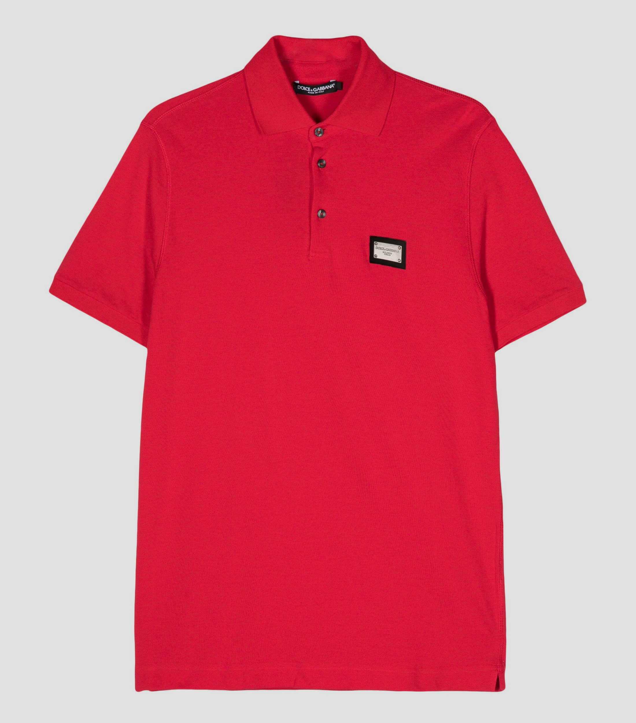 Playera tipo polo manga corta con logo Hombre